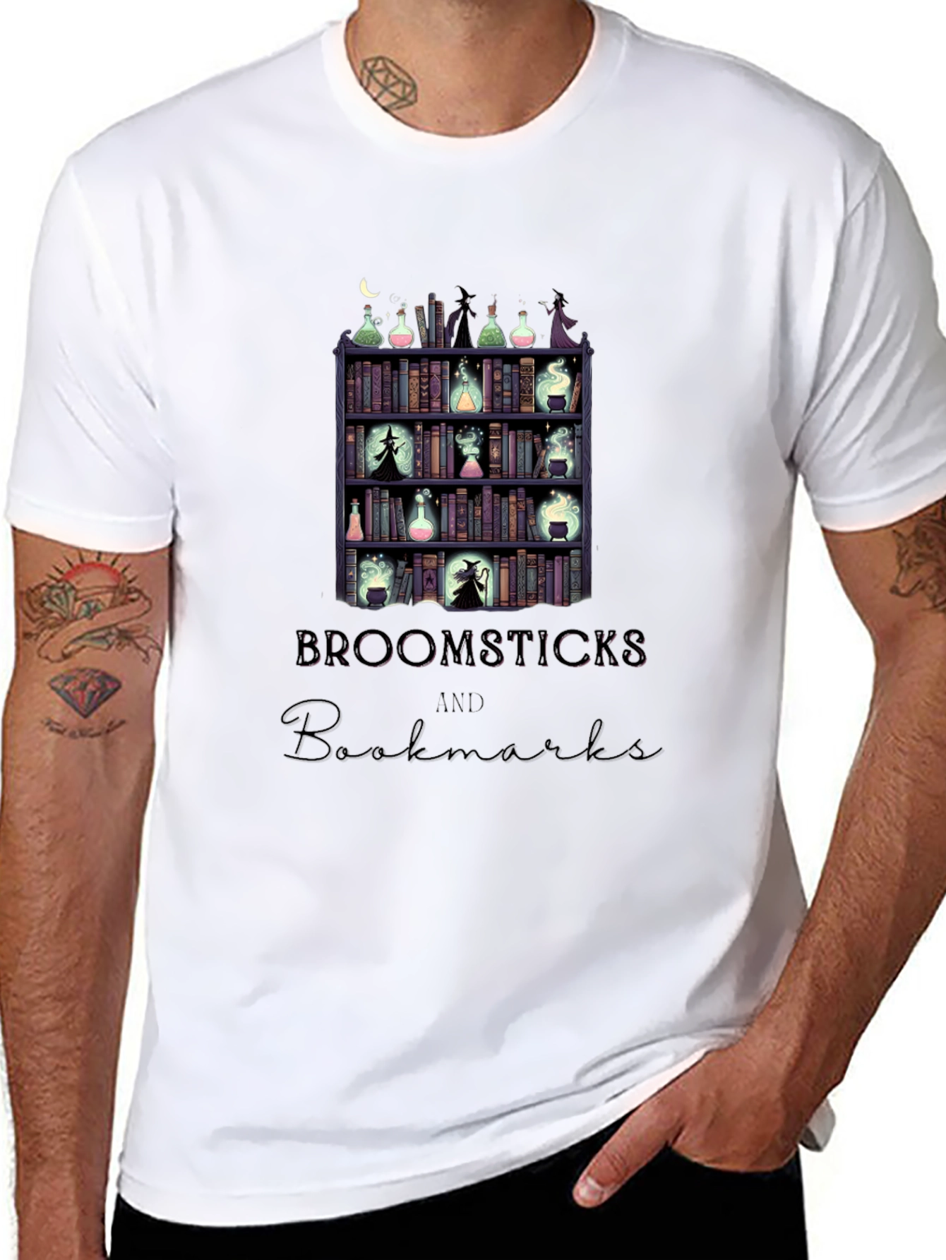 Witchy Bookshelf T-Shirt