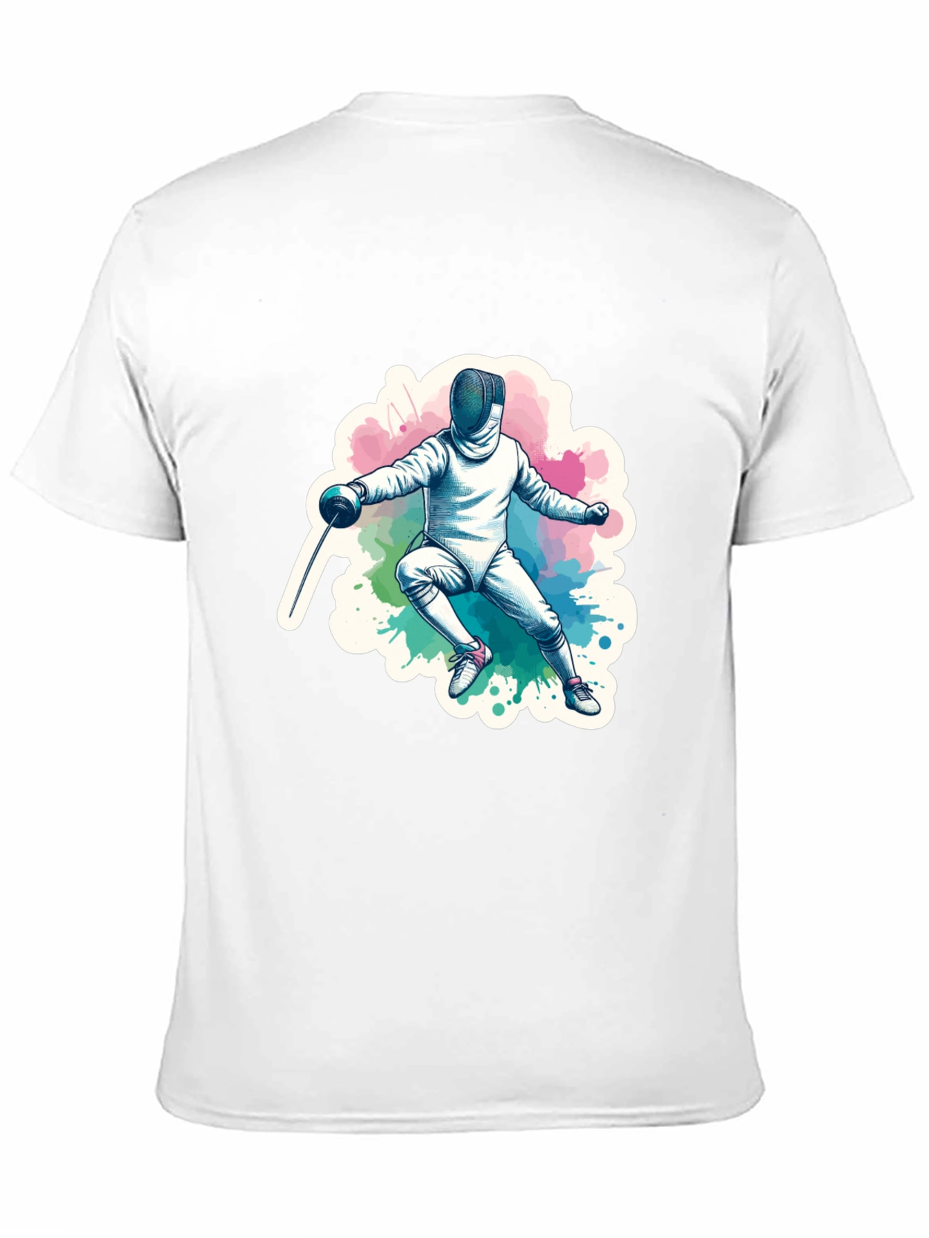 Fencing Graphic Tee - Sporty Style
