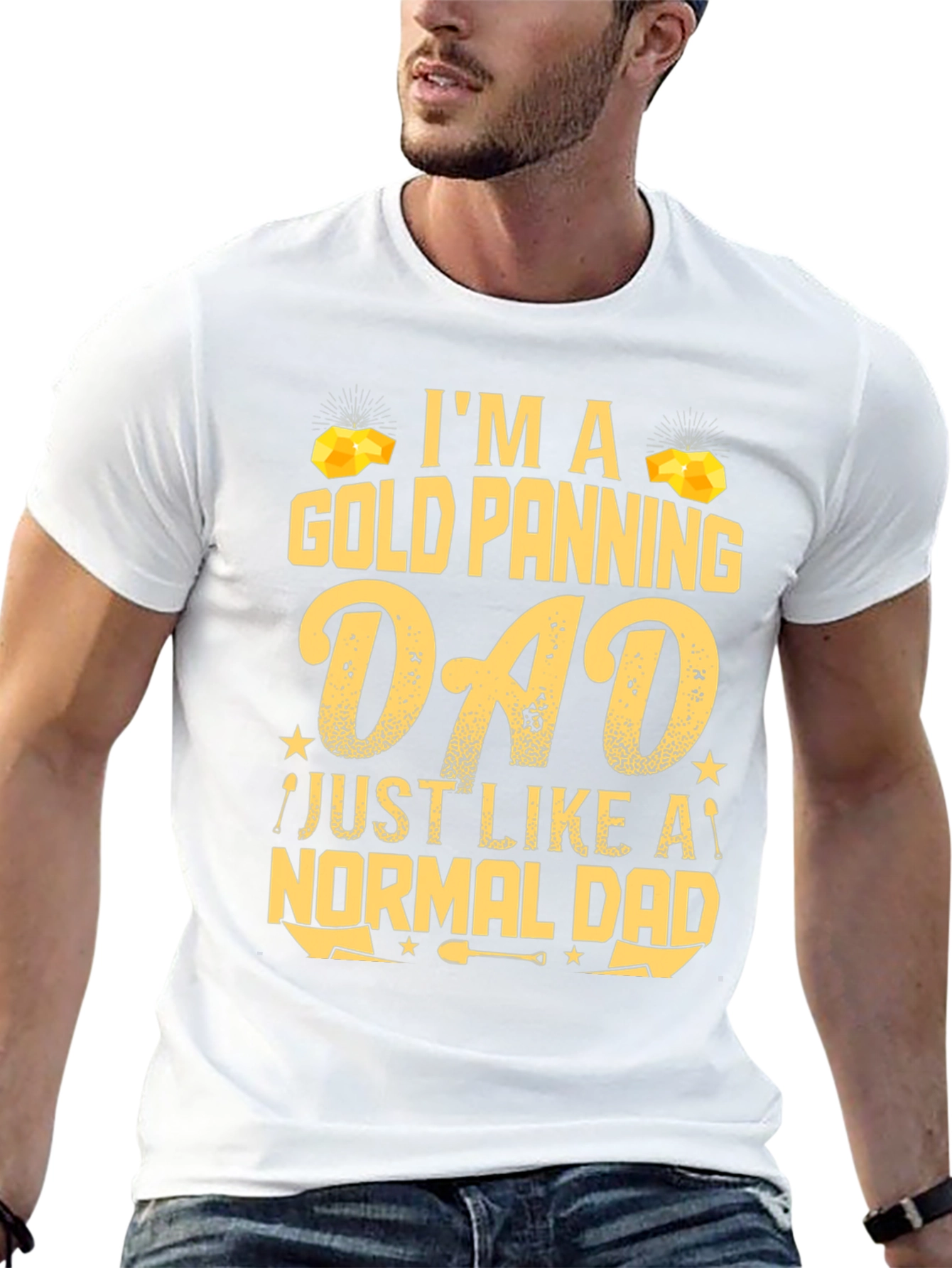 Gold Panning Dad T-Shirt - Novelty Gift