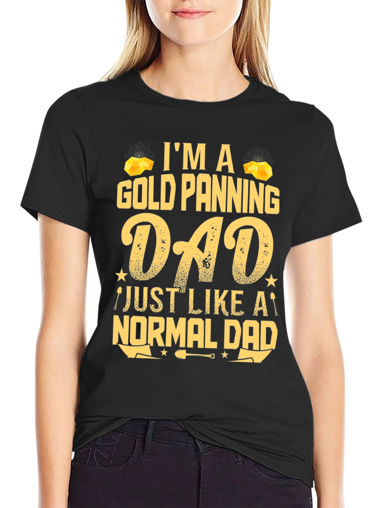 Gold Panning Dad T-Shirt - Novelty Gift