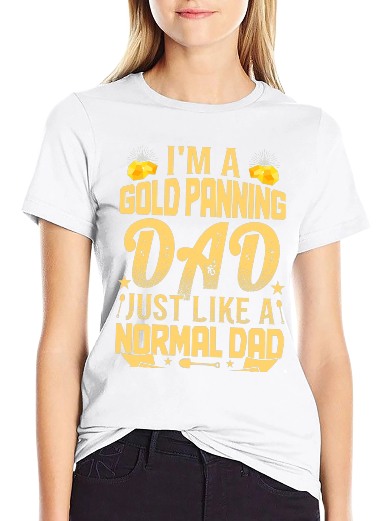 Gold Panning Dad T-Shirt - Novelty Gift