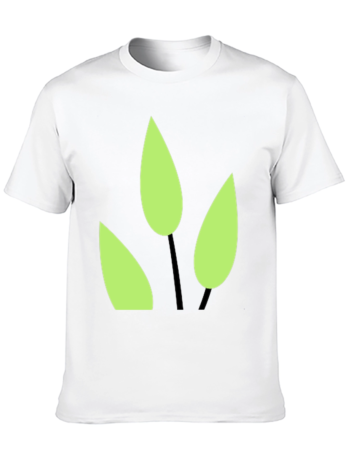 Nature Inspired Graphic Tee - Black
