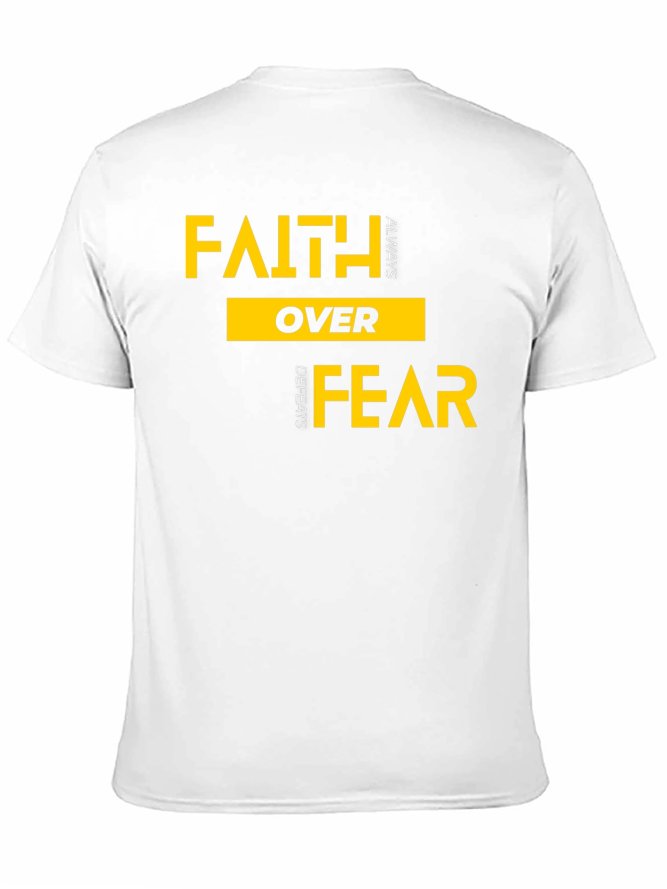 Faith Over Fear T-Shirt - Inspirational Graphic Tee