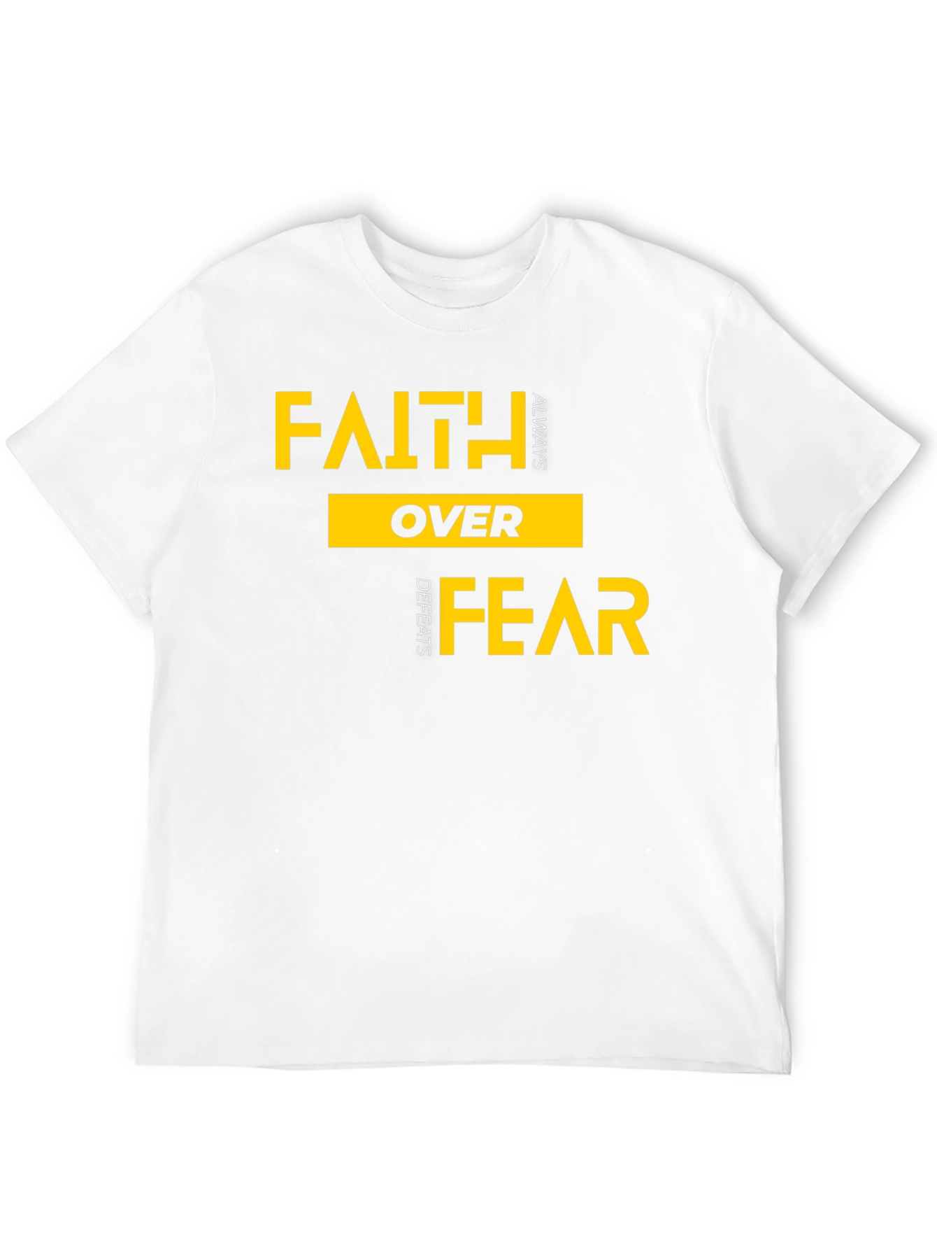 Faith Over Fear T-Shirt - Inspirational Graphic Tee