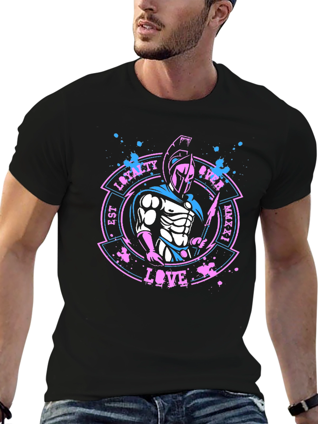 Loyalty Over Love Spartan Graphic Tee