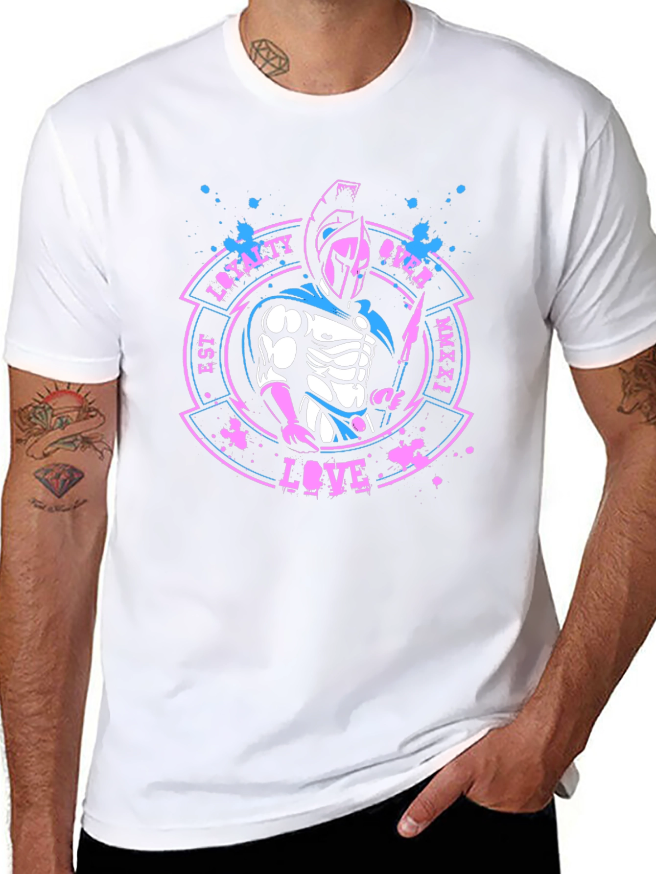 Loyalty Over Love Spartan Graphic Tee
