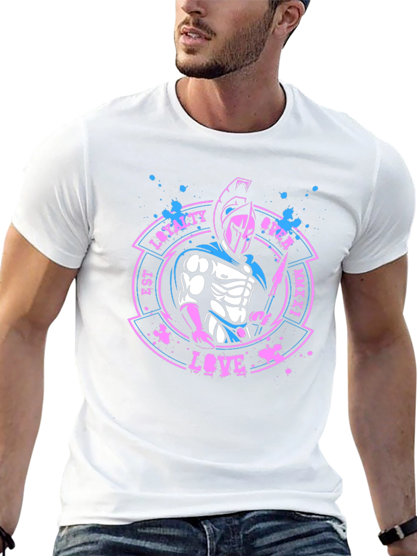 Loyalty Over Love Spartan Graphic Tee