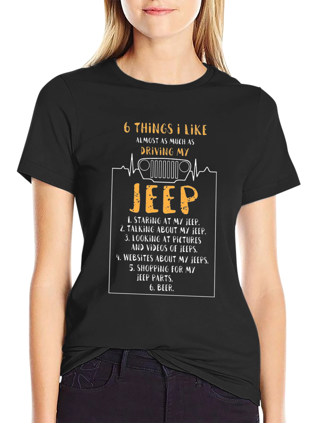 6 Things I Like Jeep T-Shirt