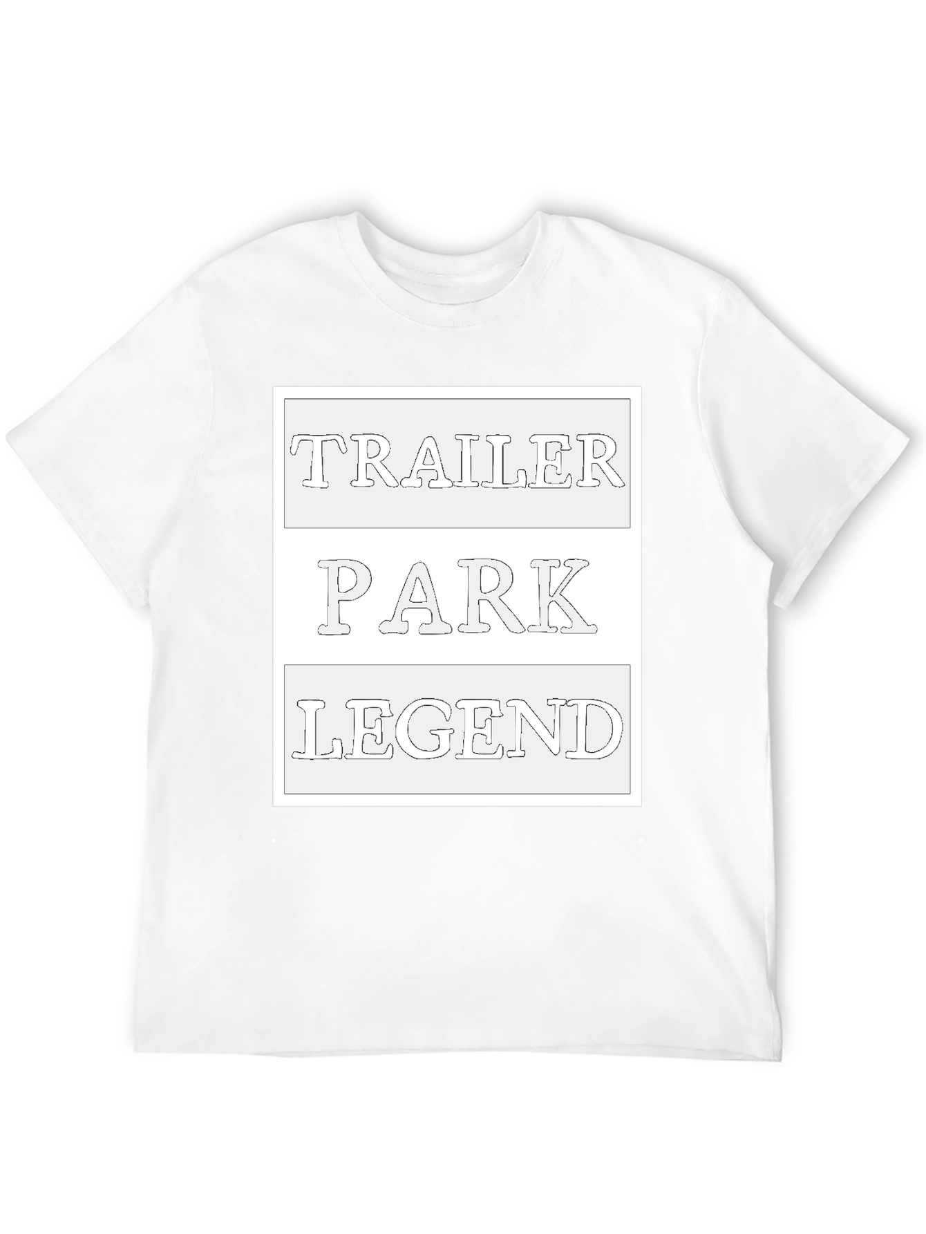 Trailer Park Legend Black Graphic Tee