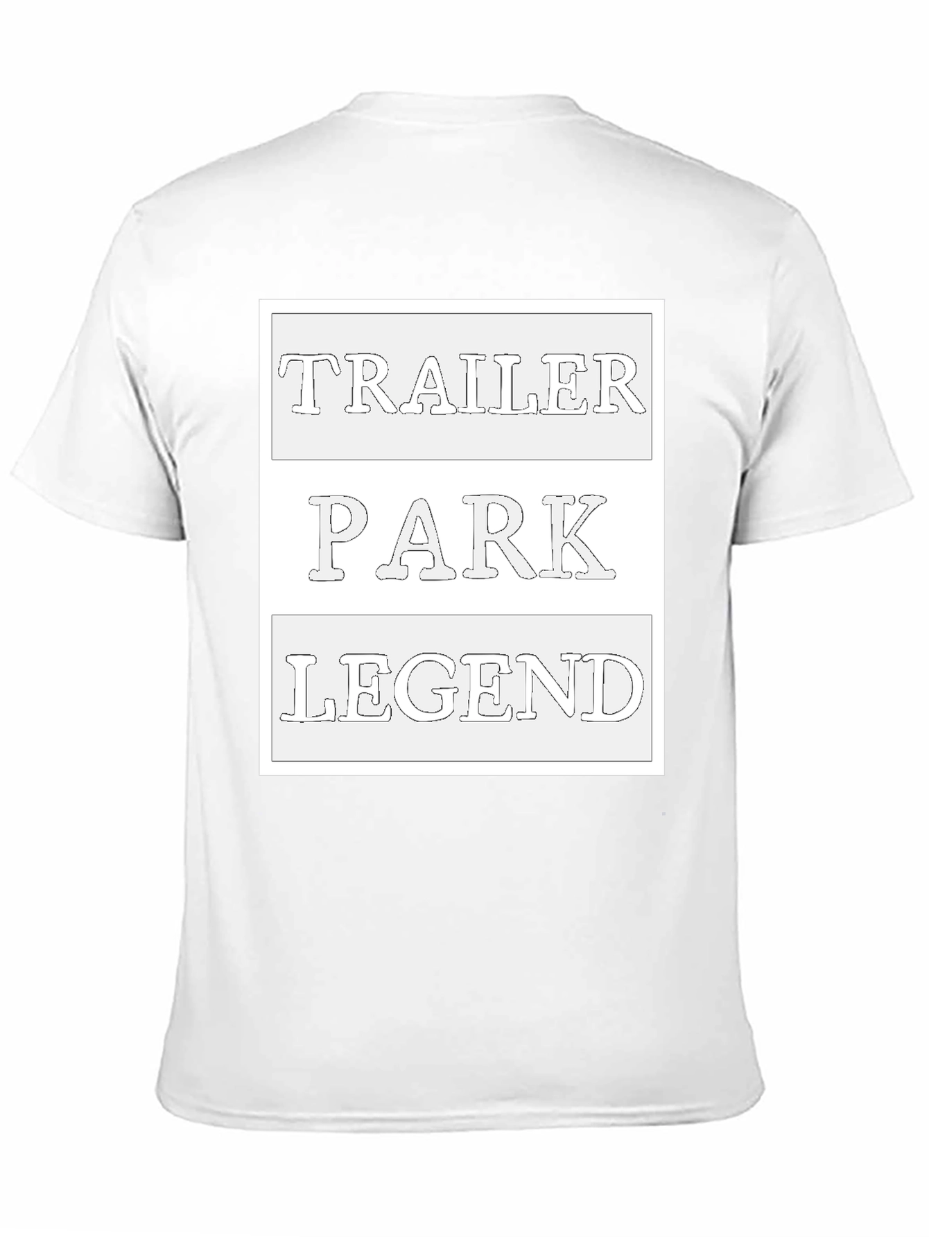 Trailer Park Legend Black Graphic Tee