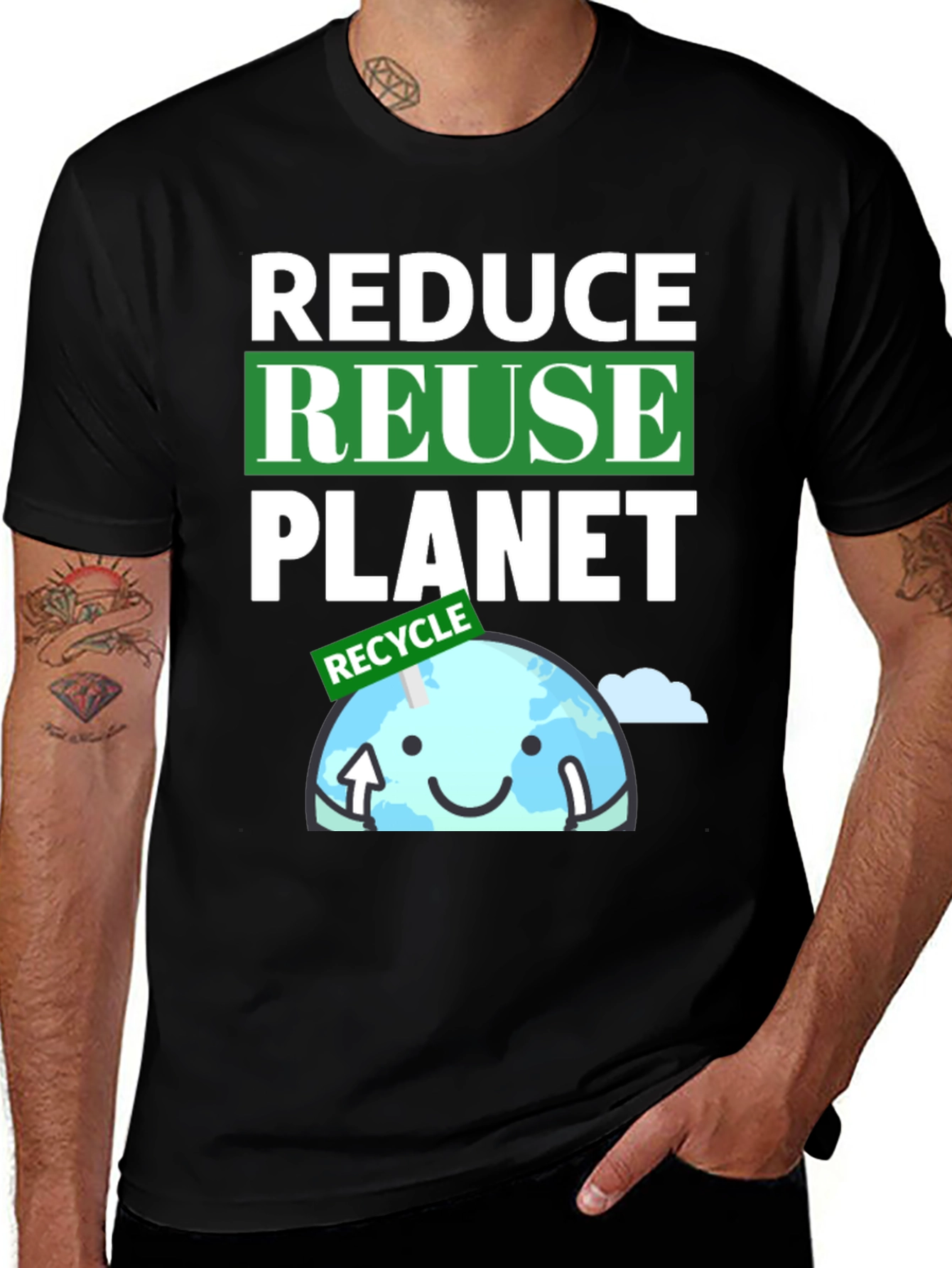 Reduce Reuse Planet T-Shirt