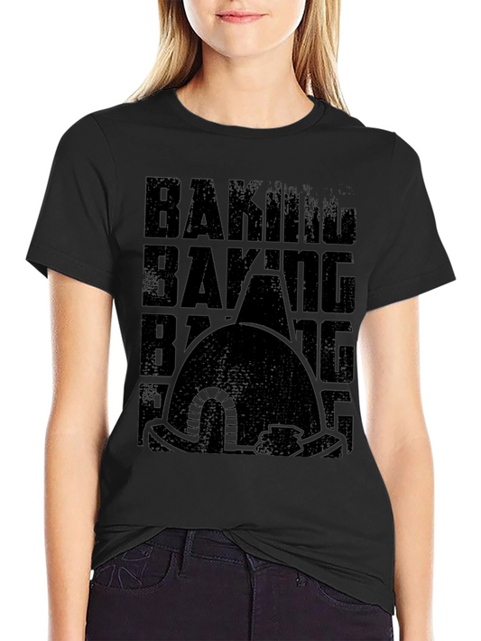 Baking Graphic T-Shirt - Oven Design Tee