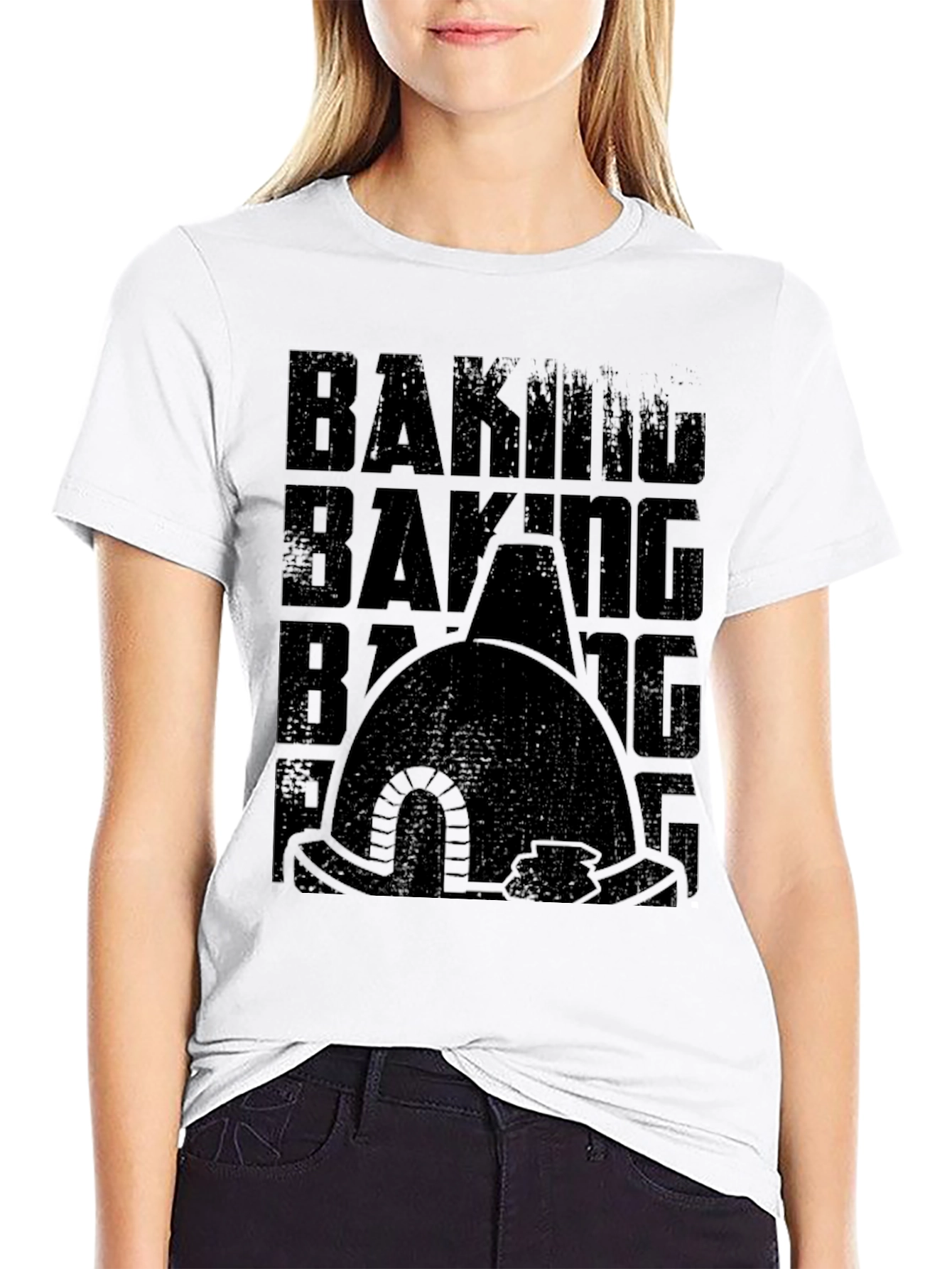 Baking Graphic T-Shirt - Oven Design Tee