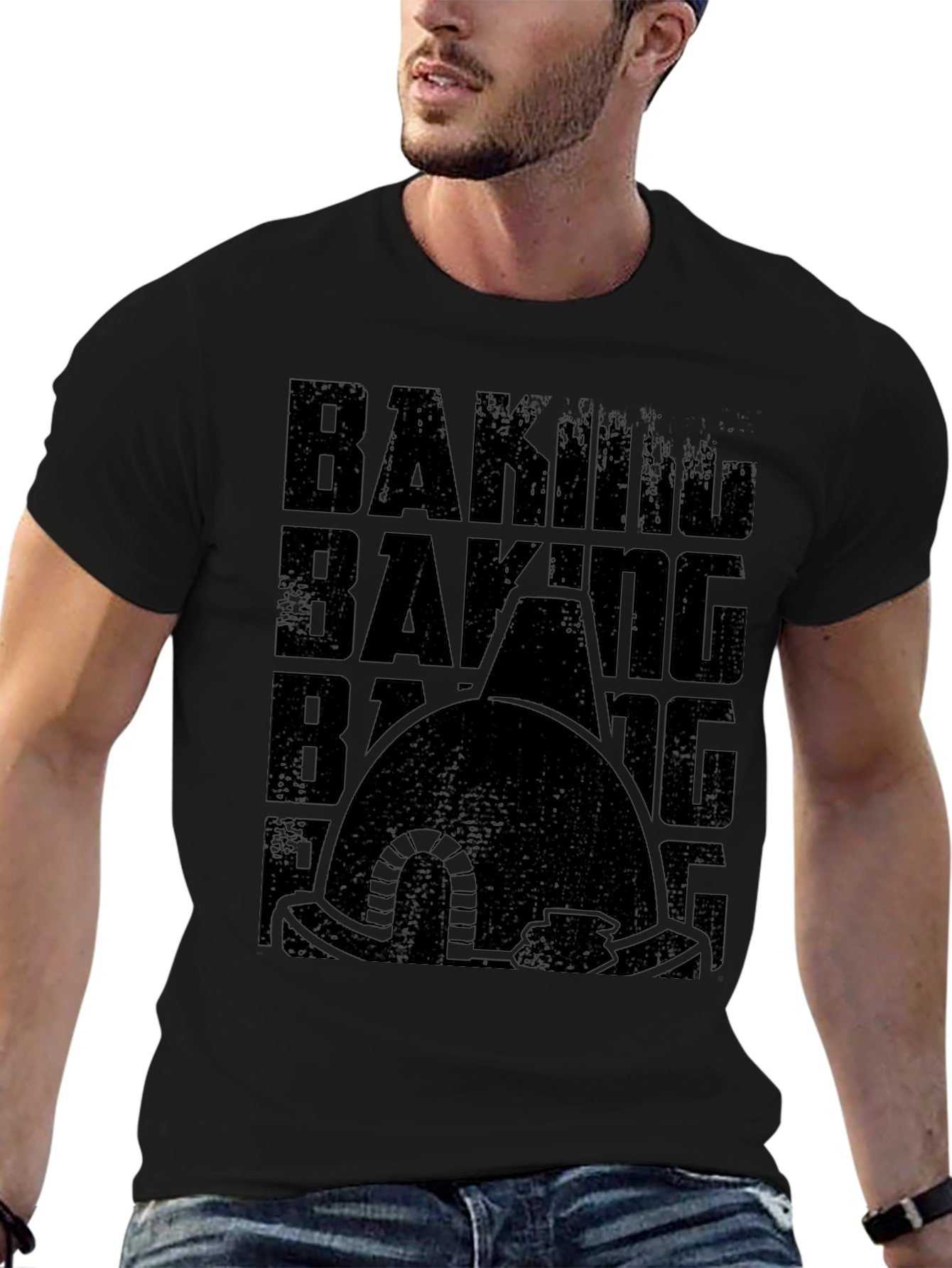 Baking Graphic T-Shirt - Oven Design Tee