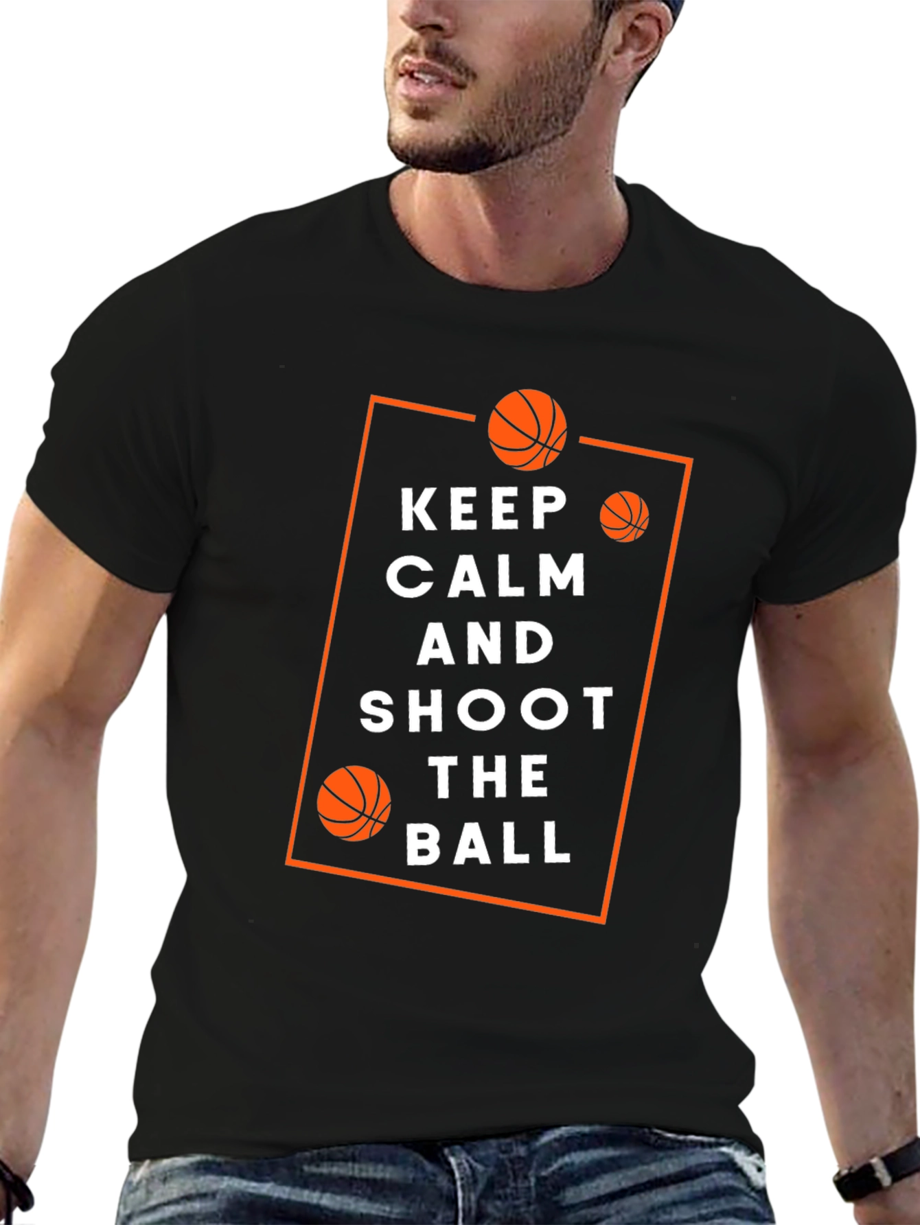 Keep Calm & Shoot Basketball T-Shirt