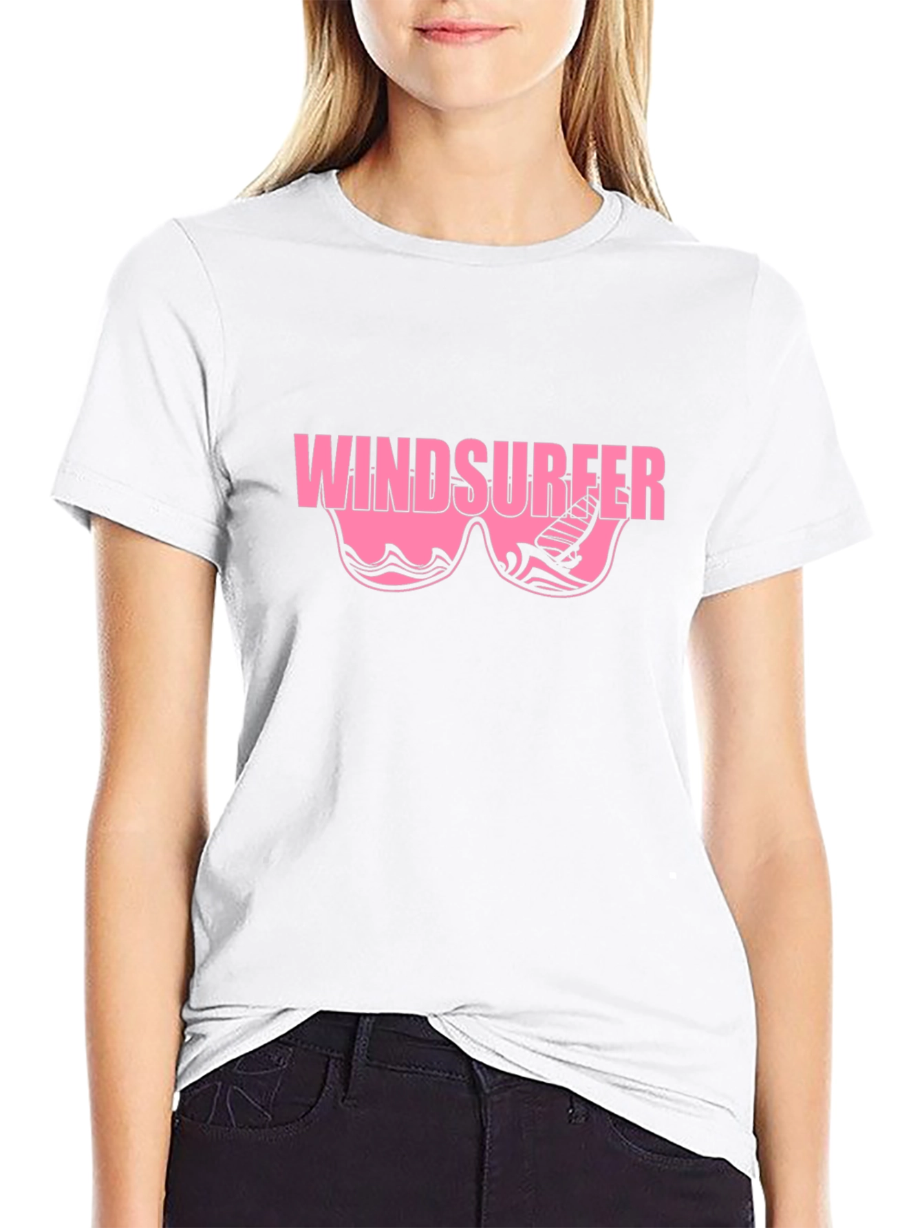 Windsurfer Graphic T-Shirt - Black