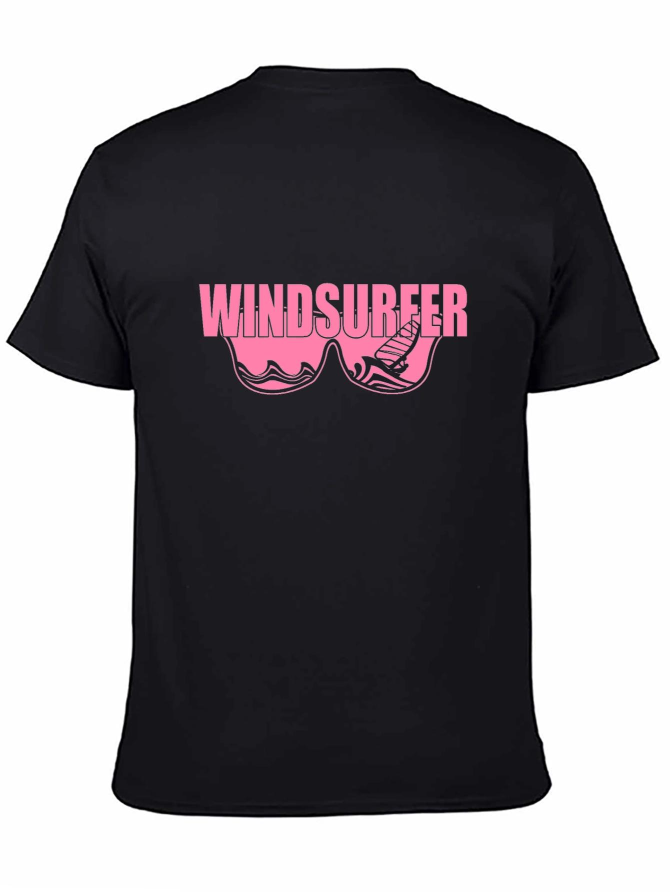 Windsurfer Graphic T-Shirt - Black