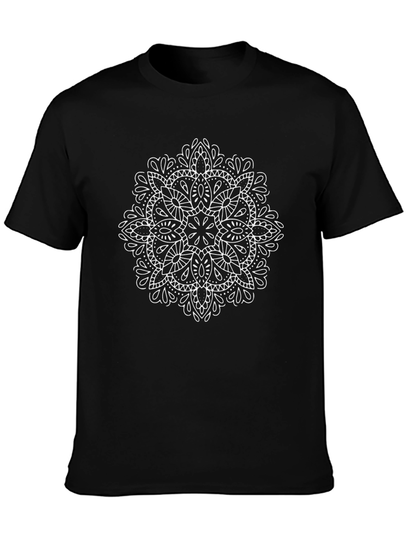 Mandala Graphic T-Shirt - Black