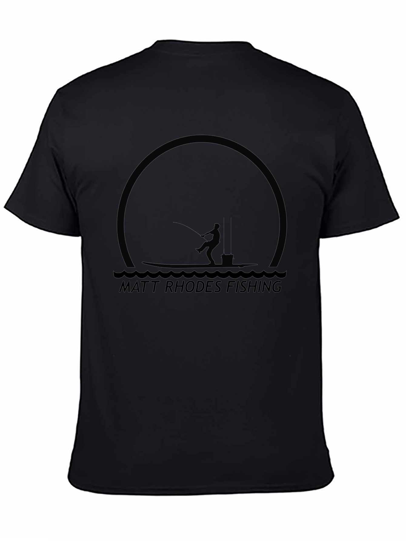 Matt Rhodes Fishing Black T-Shirt