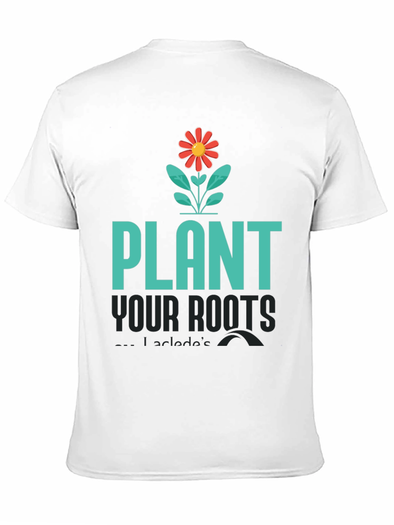 Plant Your Roots Graphic Tee - Black Cotton T-Shirt