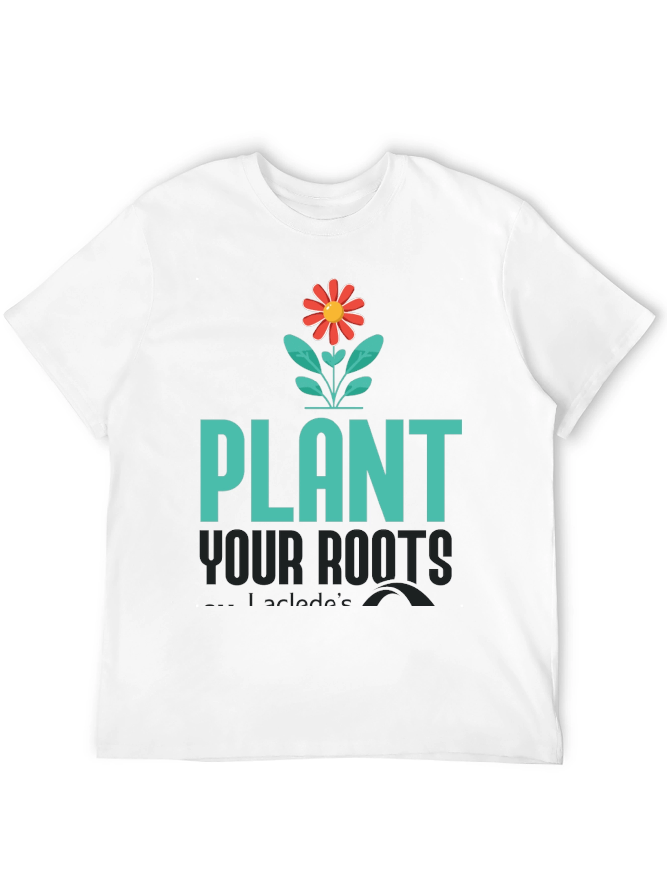 Plant Your Roots Graphic Tee - Black Cotton T-Shirt