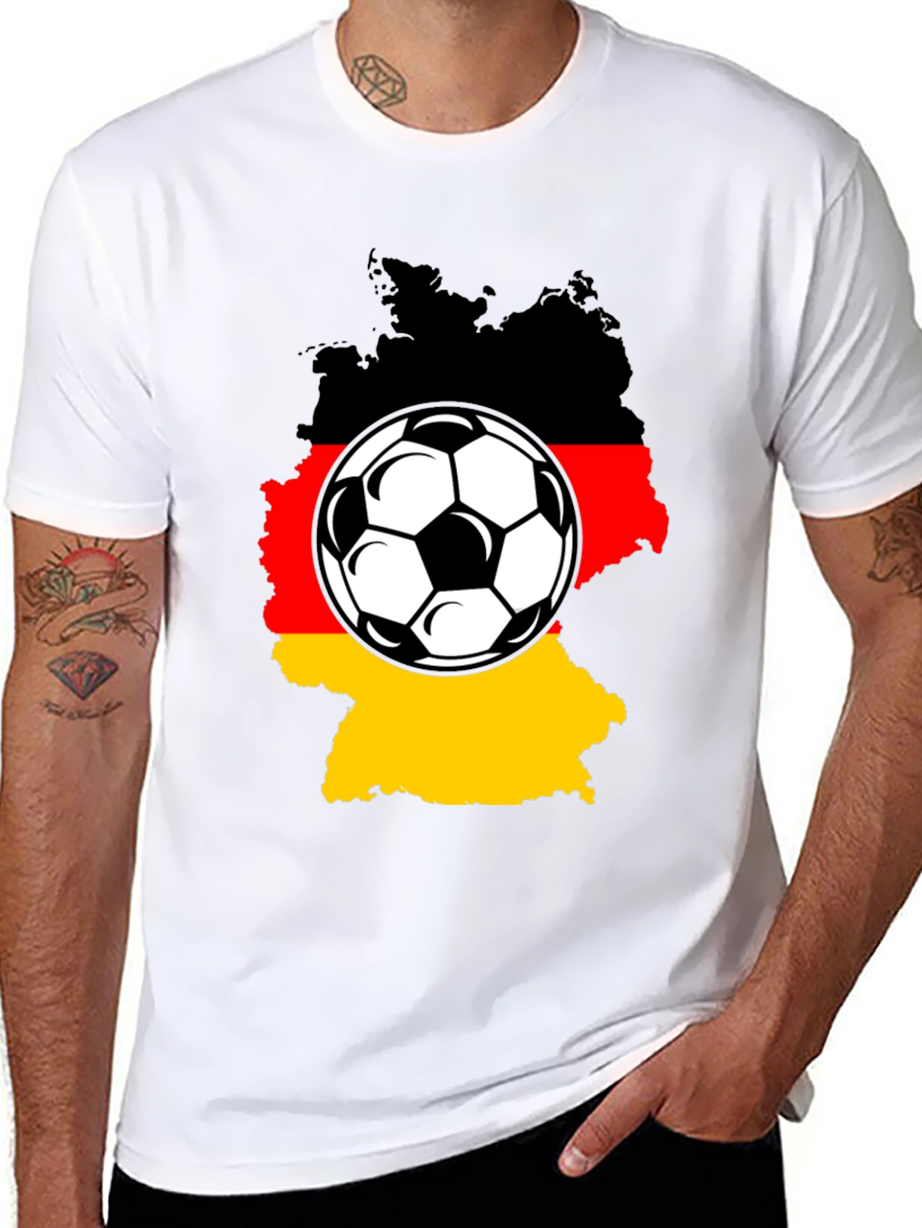 Germany Flag Soccer T-Shirt
