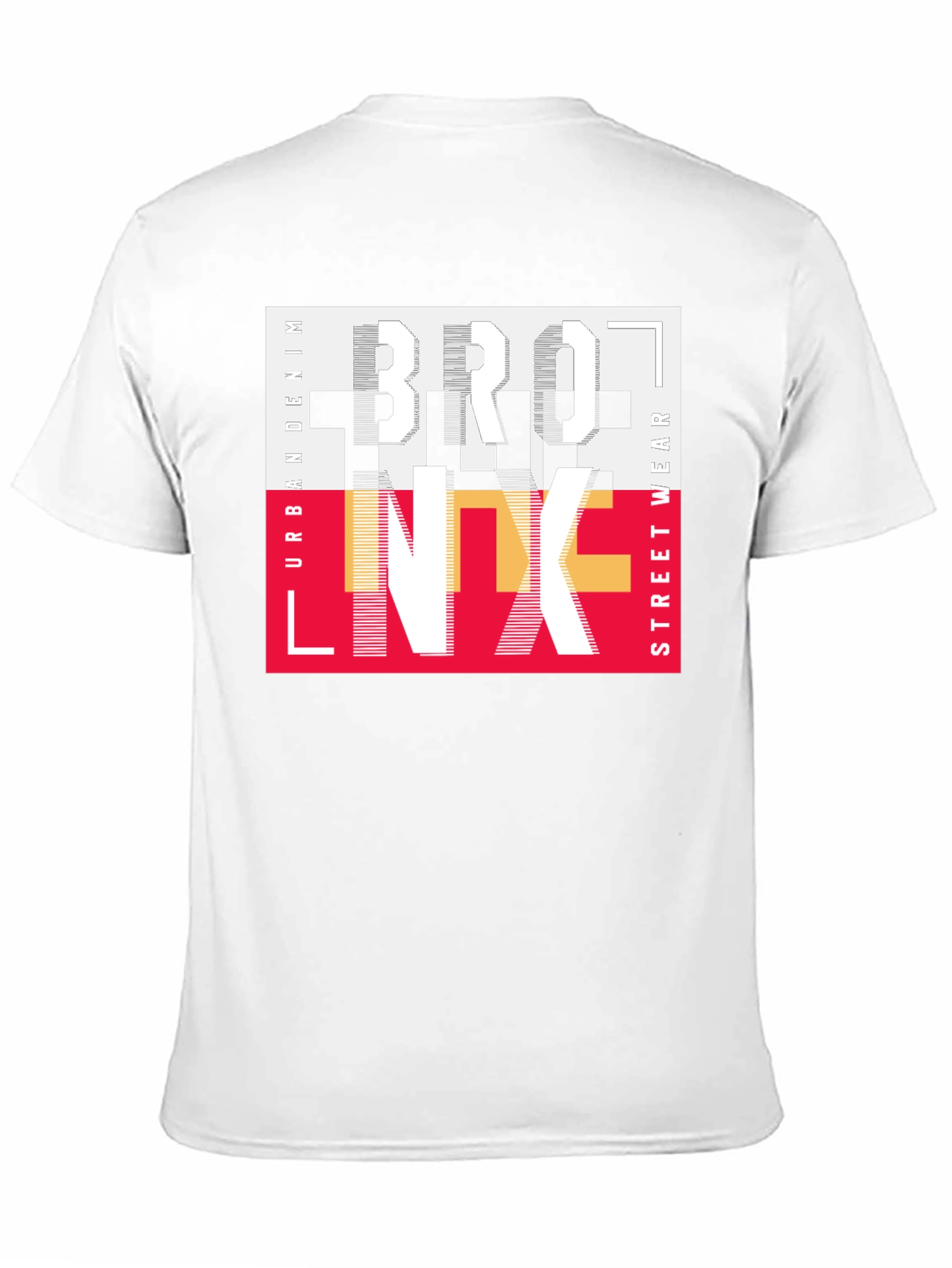 Bronx Streetwear Graphic Print Black T-Shirt