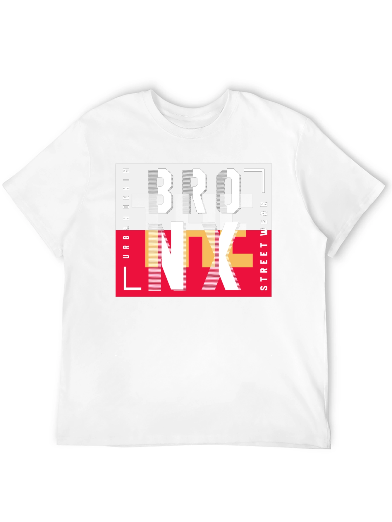 Bronx Streetwear Graphic Print Black T-Shirt