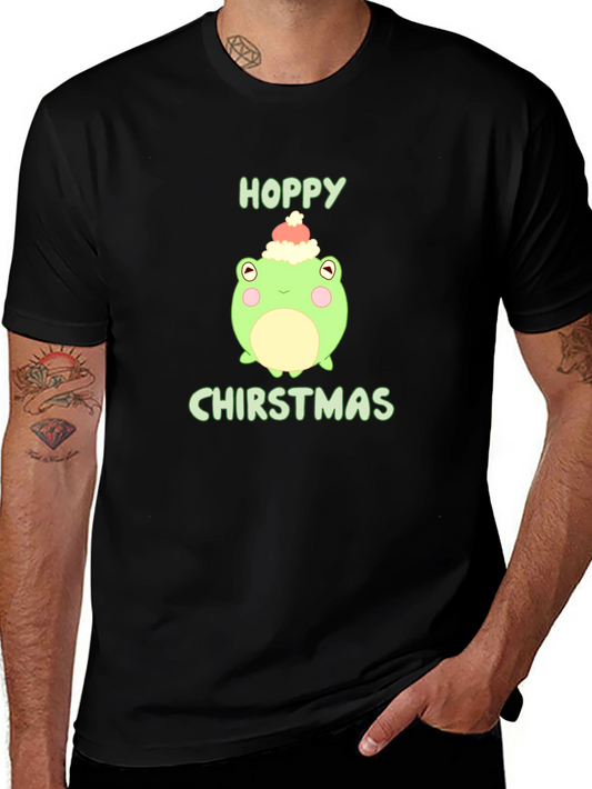 Hoppy Christmas Frog Tee