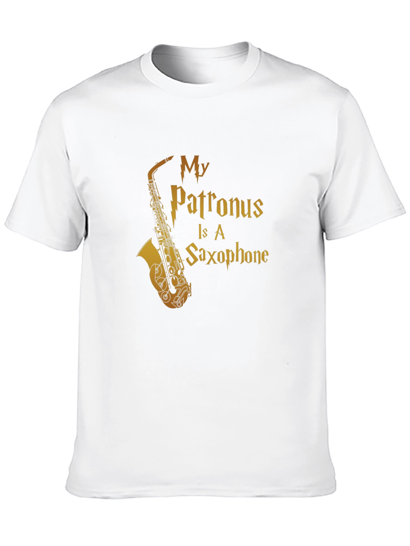Saxophone Patronus Graphic Tee
