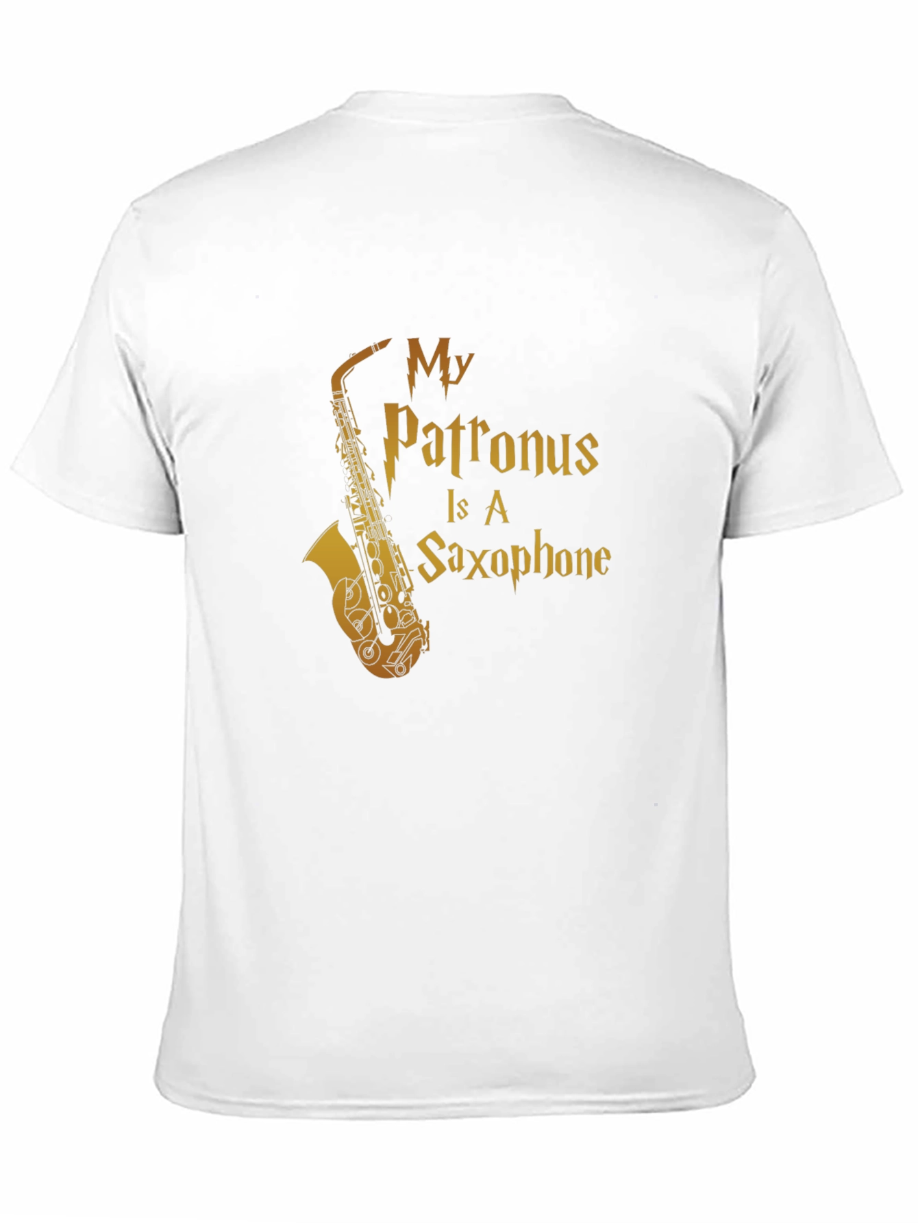 Saxophone Patronus Graphic Tee