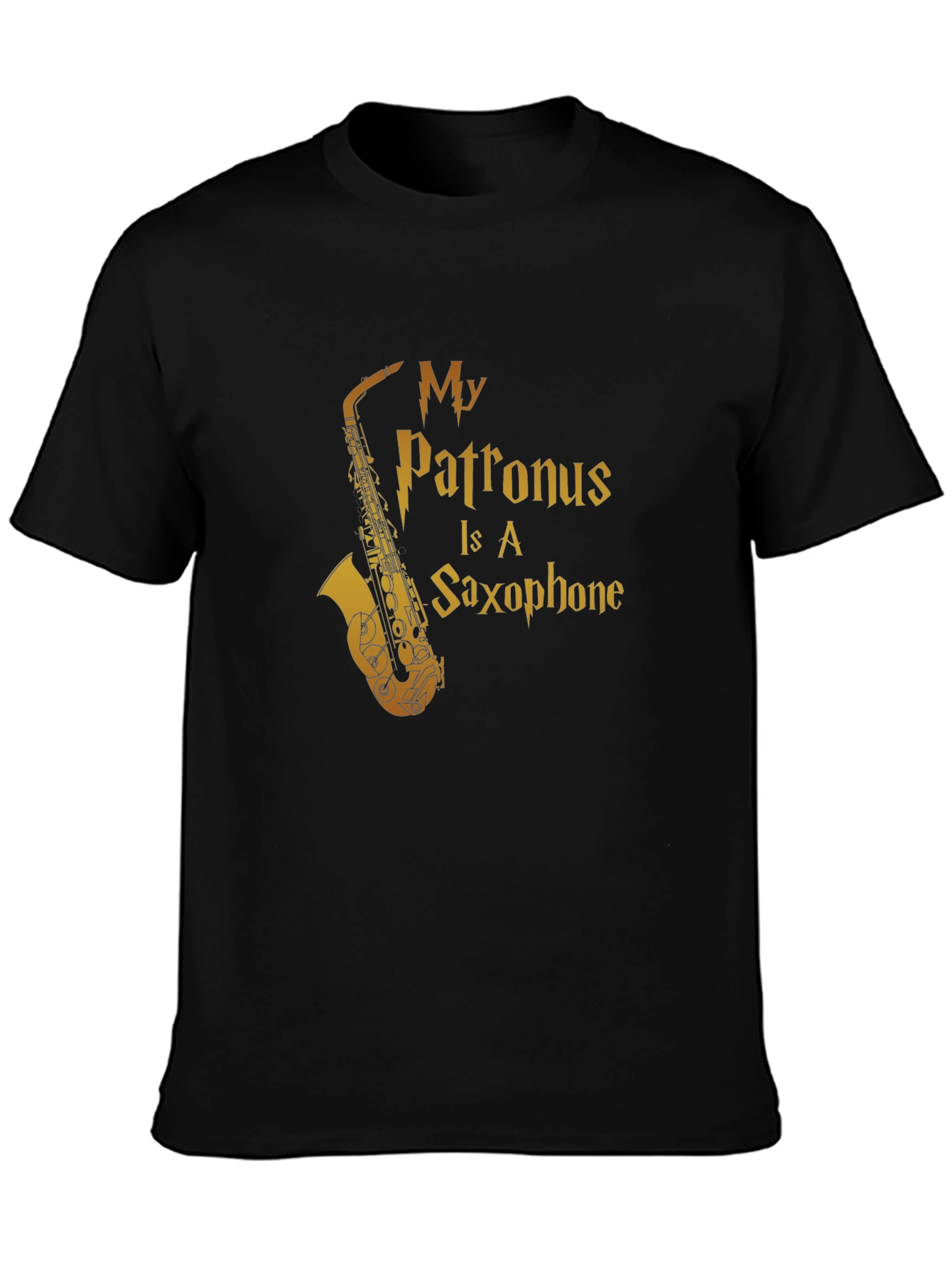 Saxophone Patronus Graphic Tee