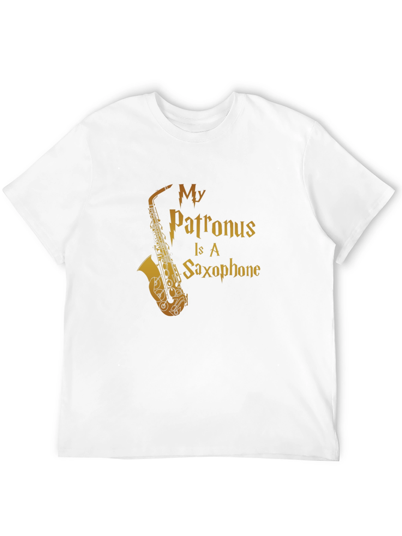 Saxophone Patronus Graphic Tee
