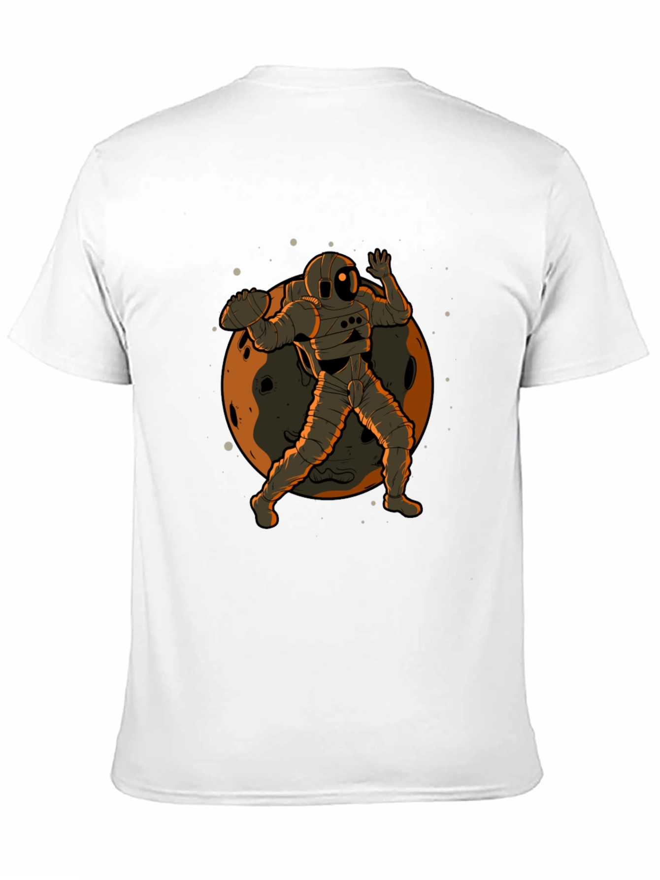 Astronaut Football Graphic T-Shirt