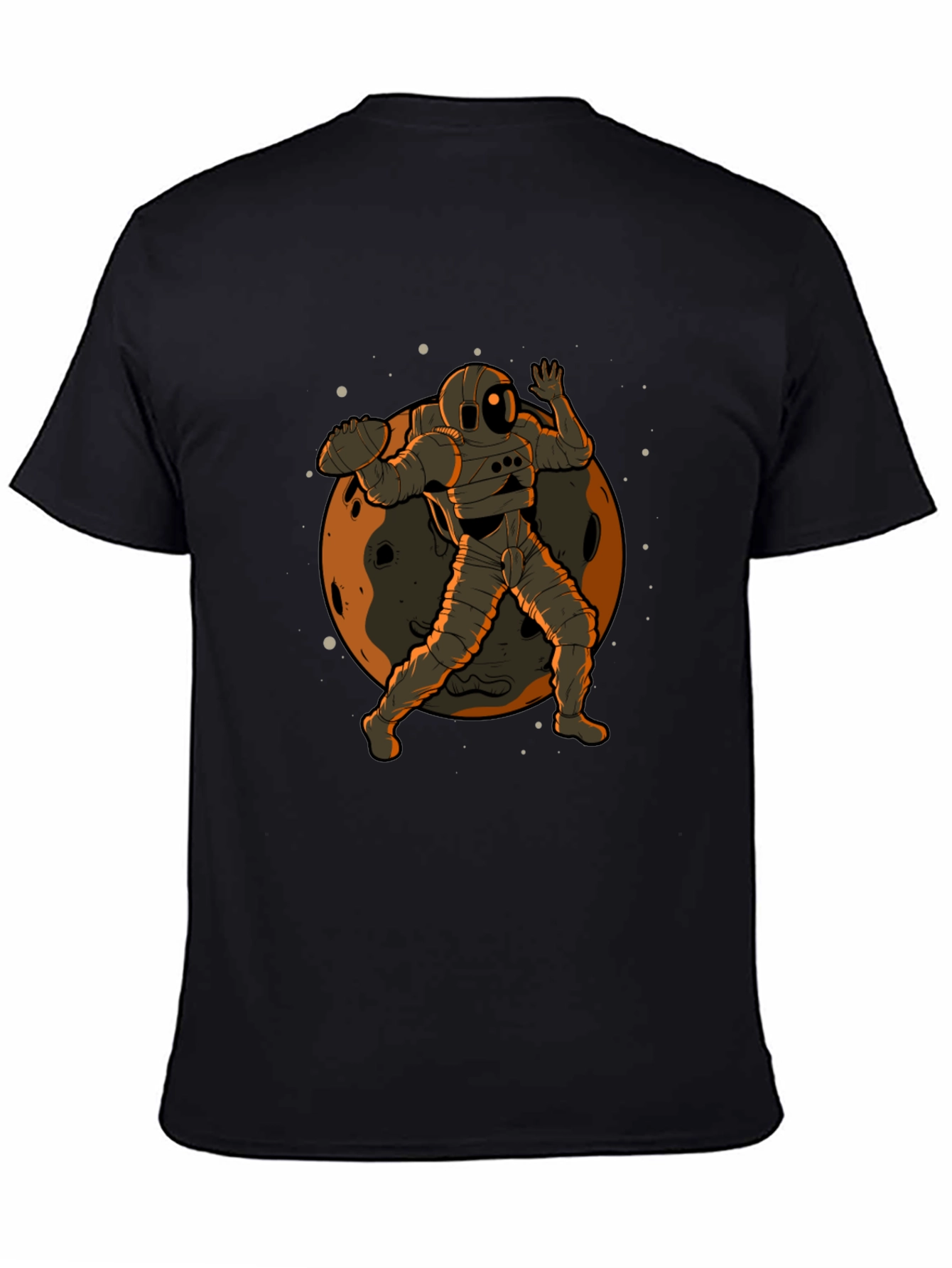 Astronaut Football Graphic T-Shirt