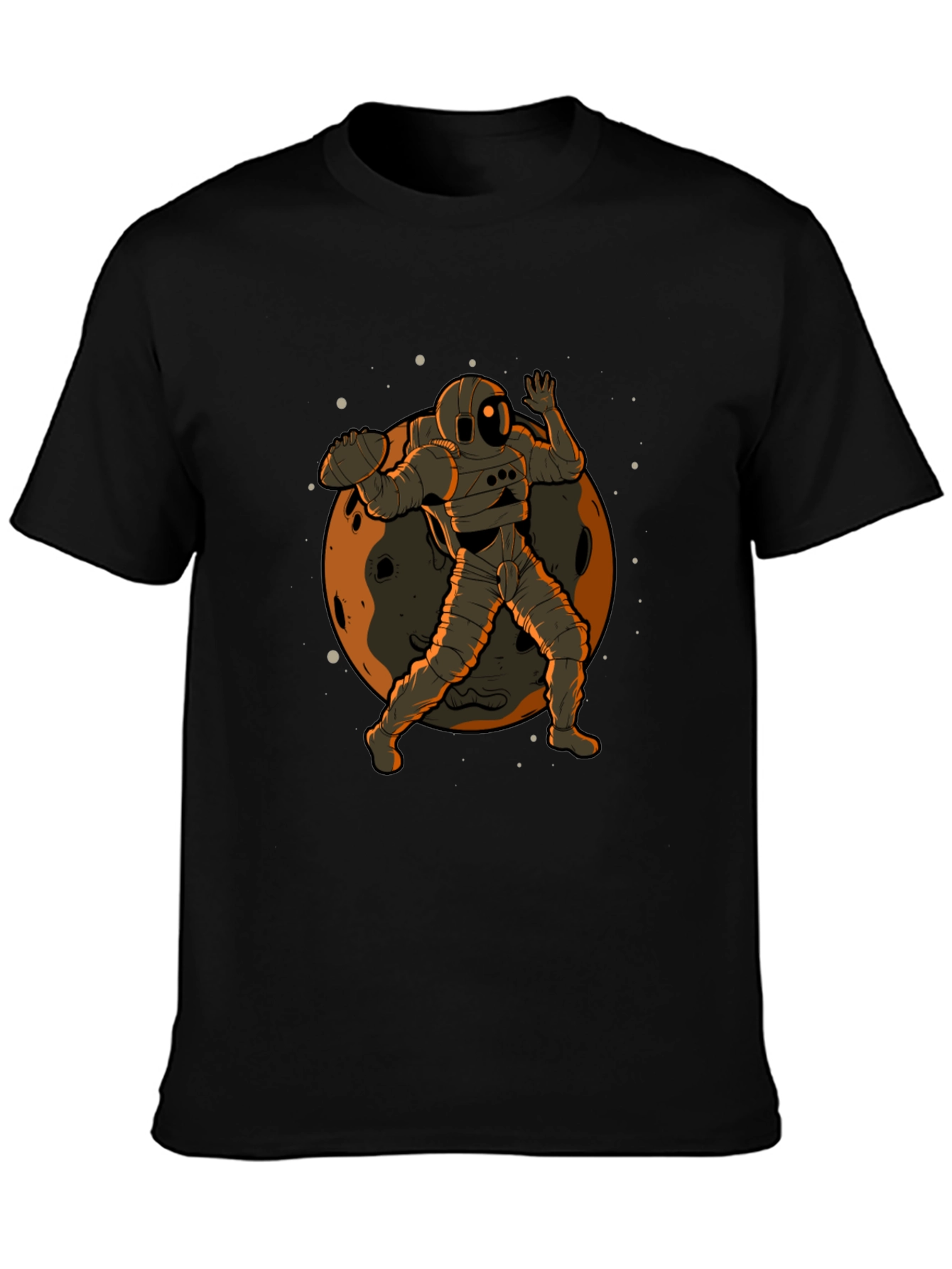 Astronaut Football Graphic T-Shirt