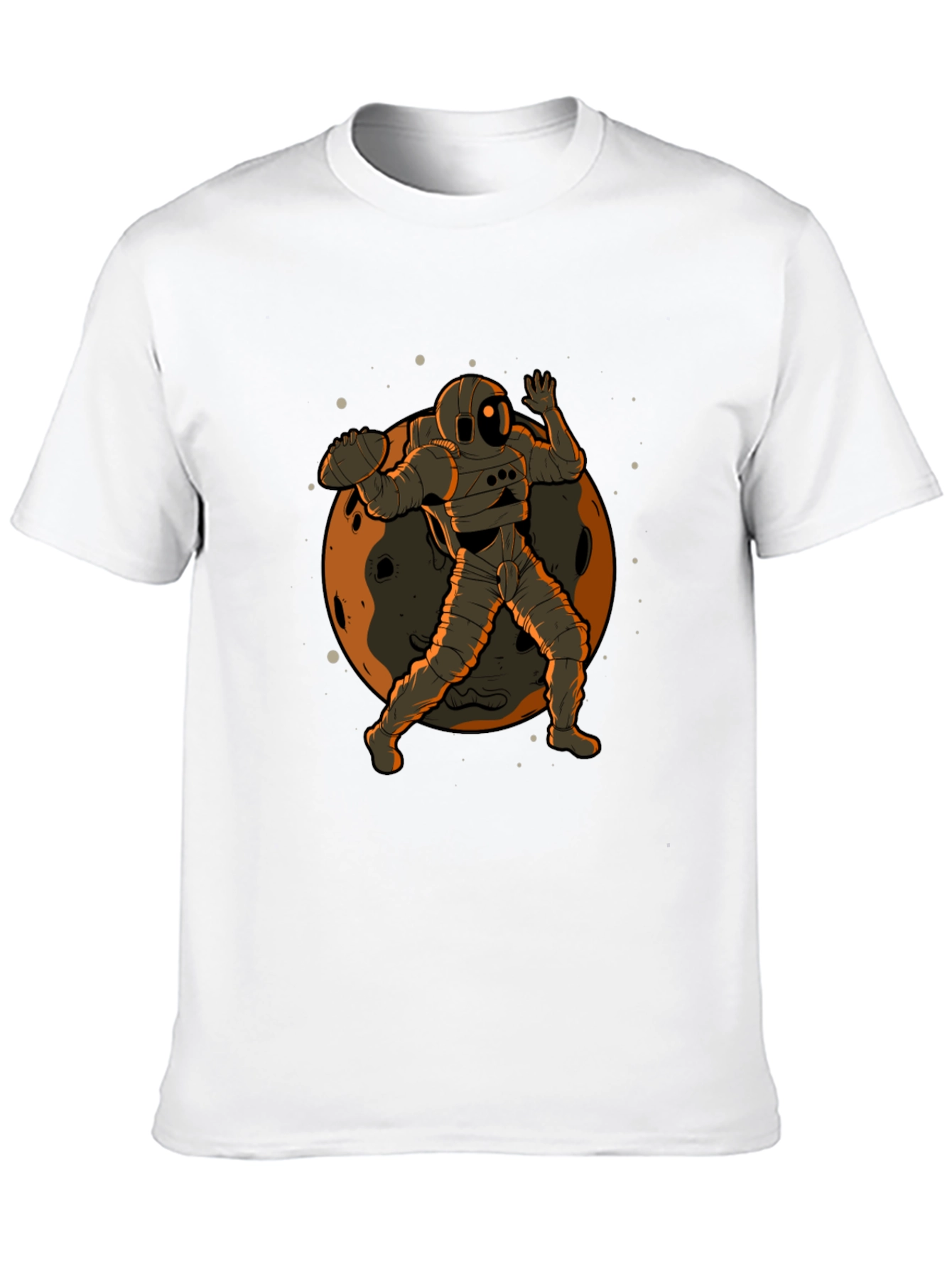 Astronaut Football Graphic T-Shirt