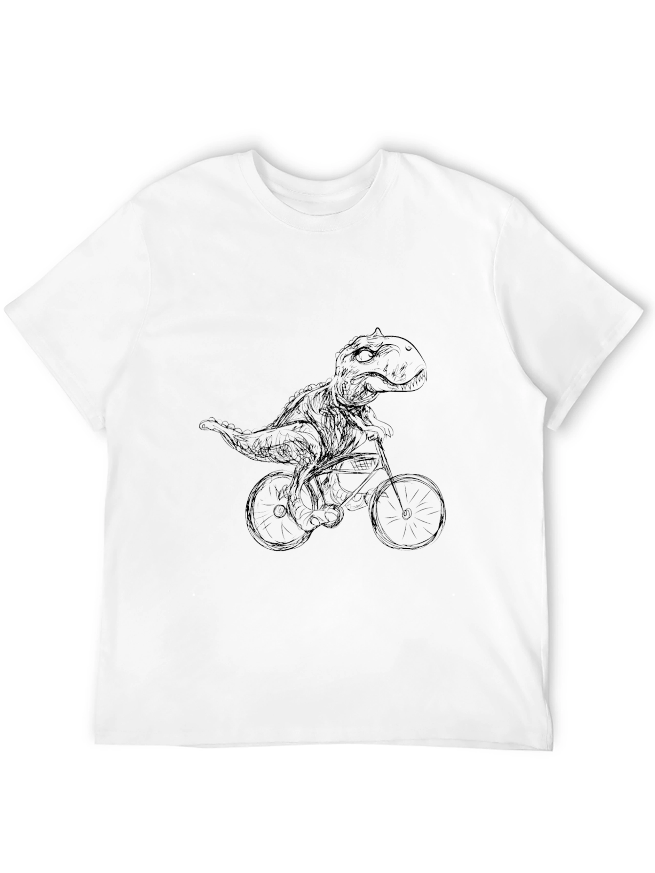 Dino Biker T-Shirt - Black