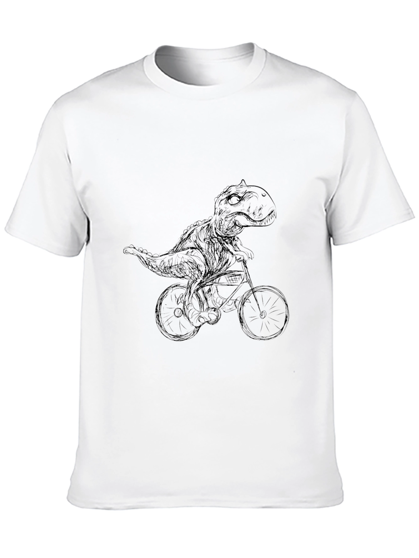 Dino Biker T-Shirt - Black