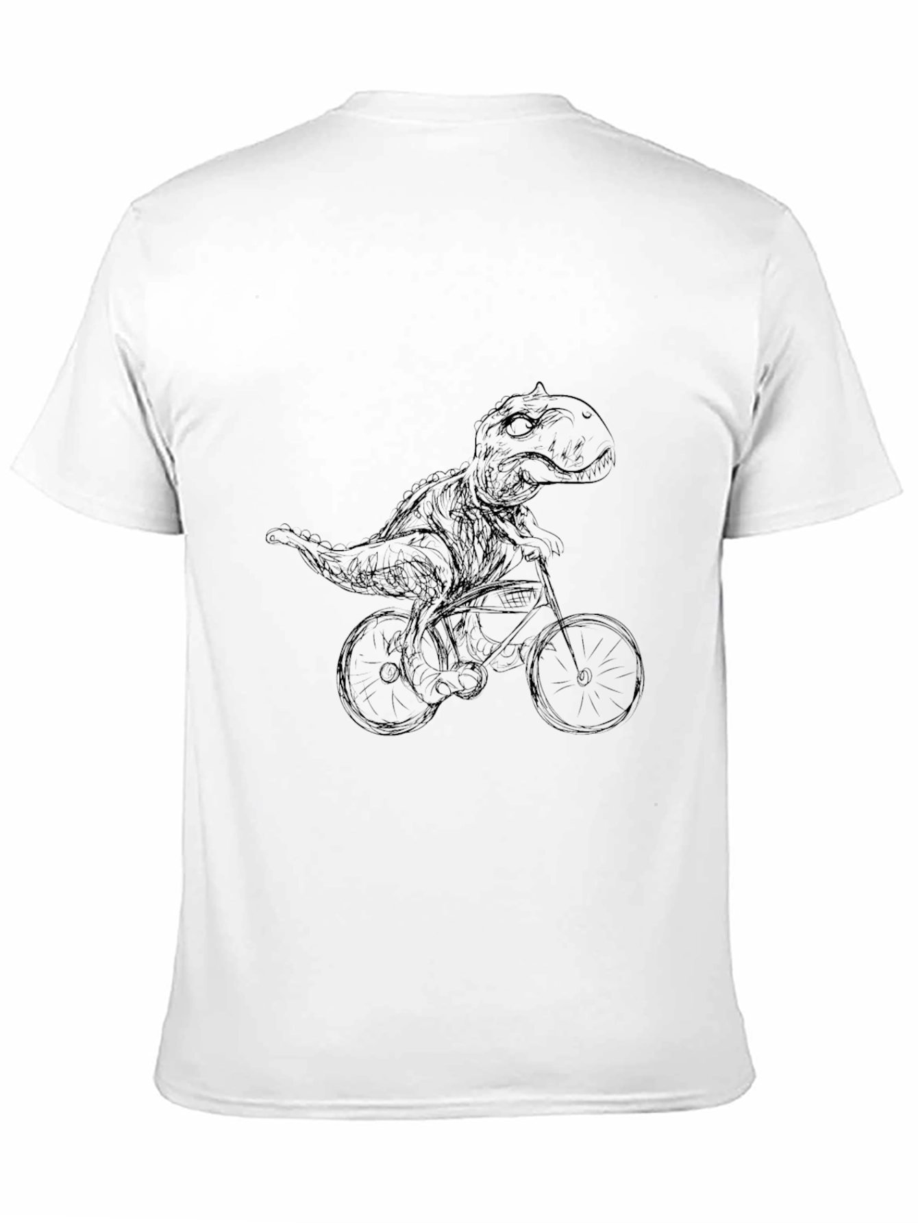 Dino Biker T-Shirt - Black