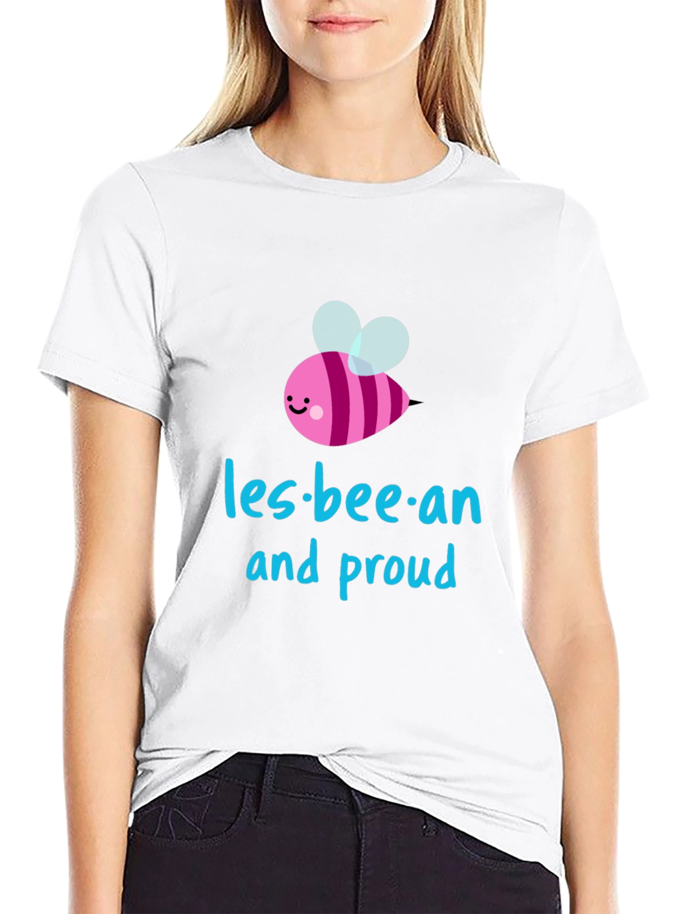 Les-bee-an and Proud Black T-Shirt