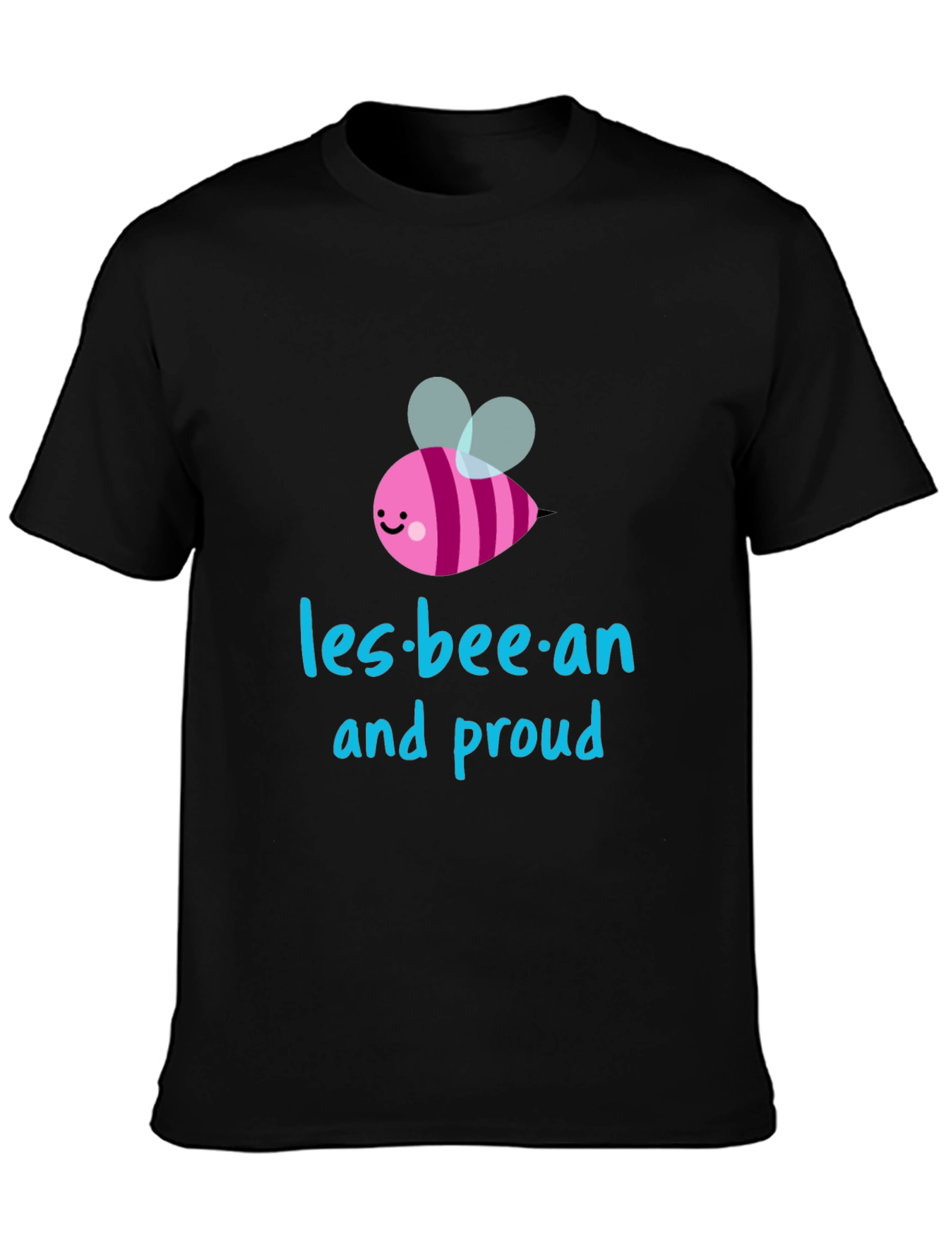 Les-bee-an and Proud Black T-Shirt