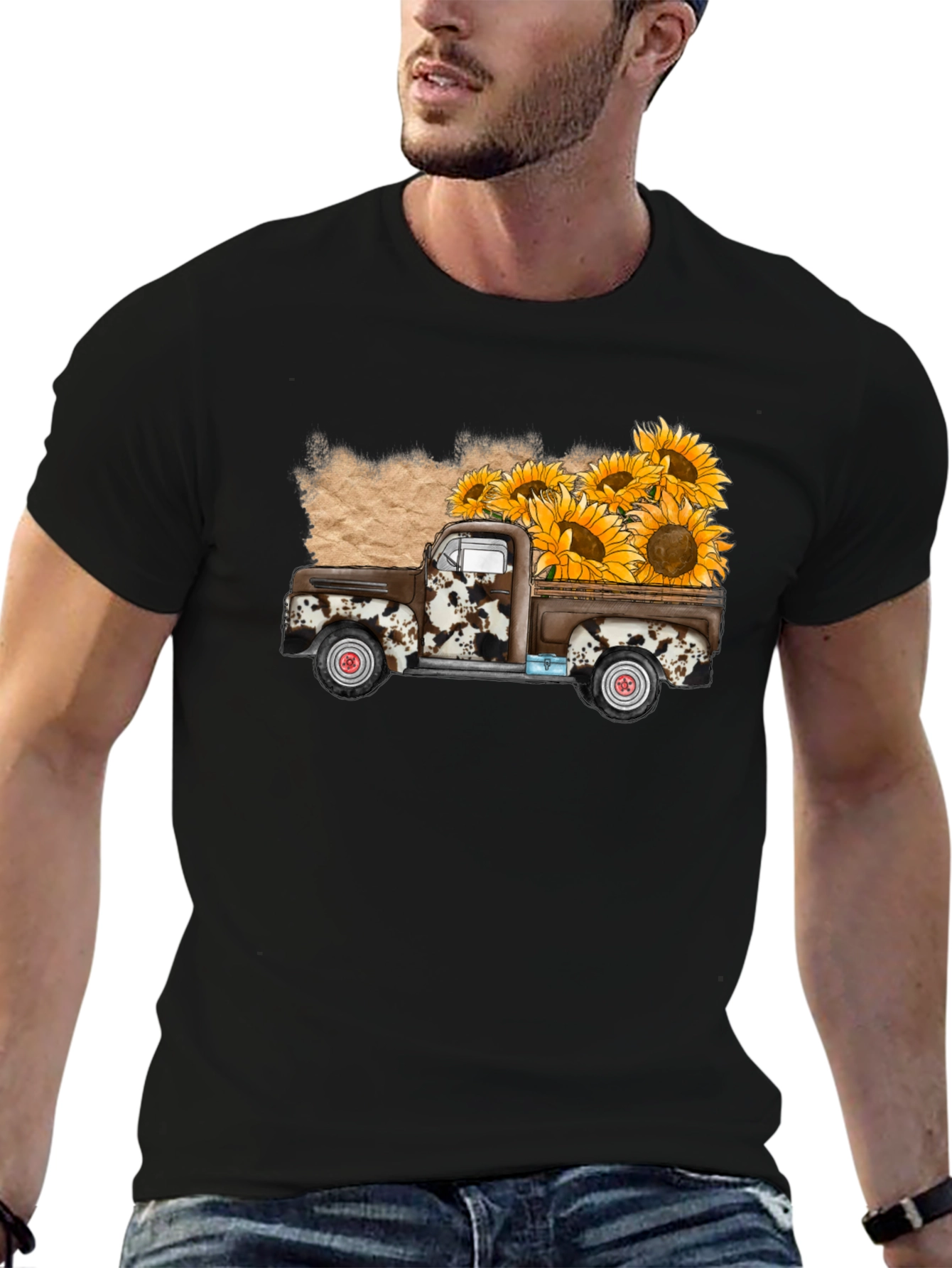 Sunflower Truck Graphic Tee