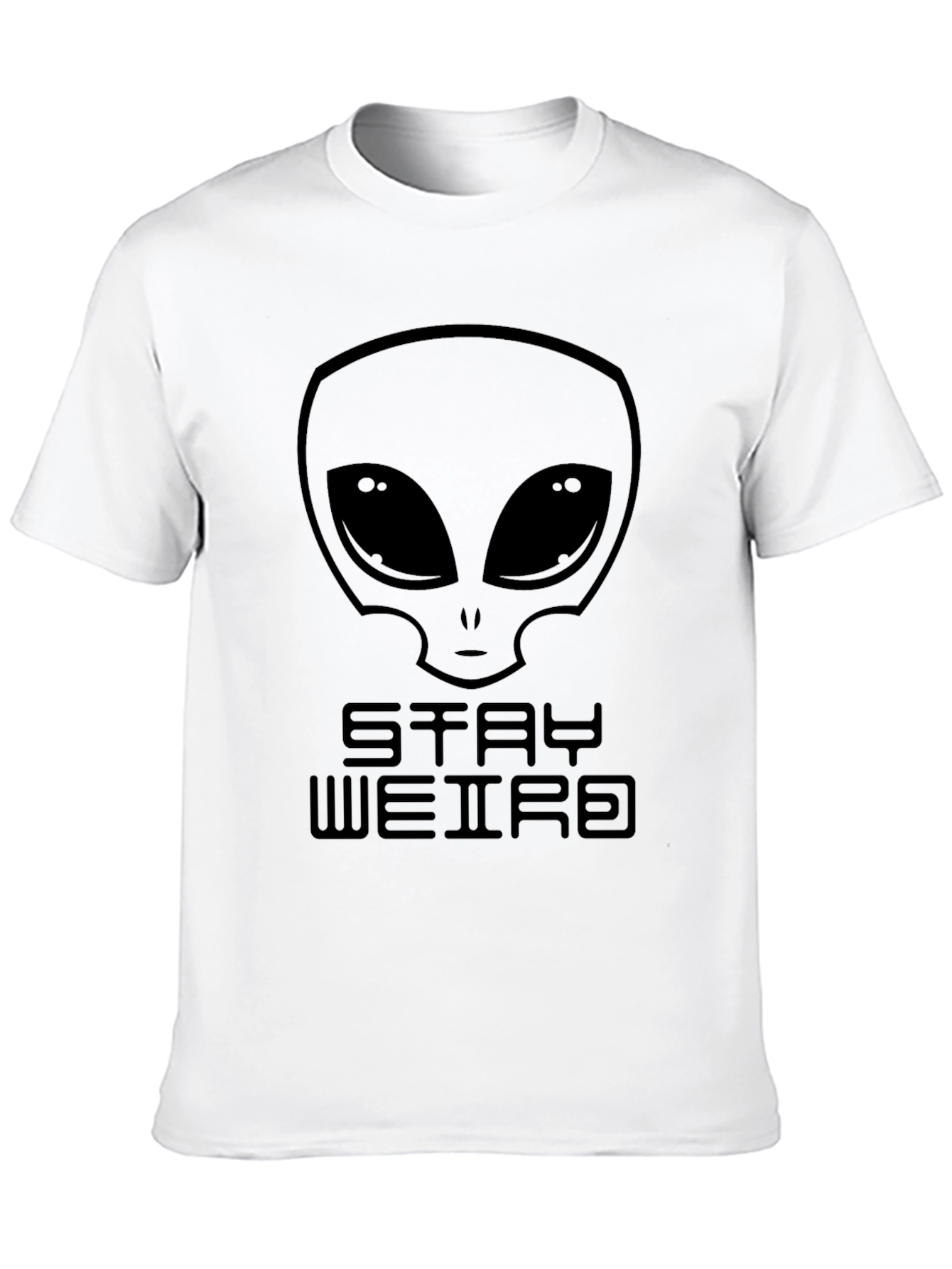 Stay Weird Alien Graphic T-Shirt