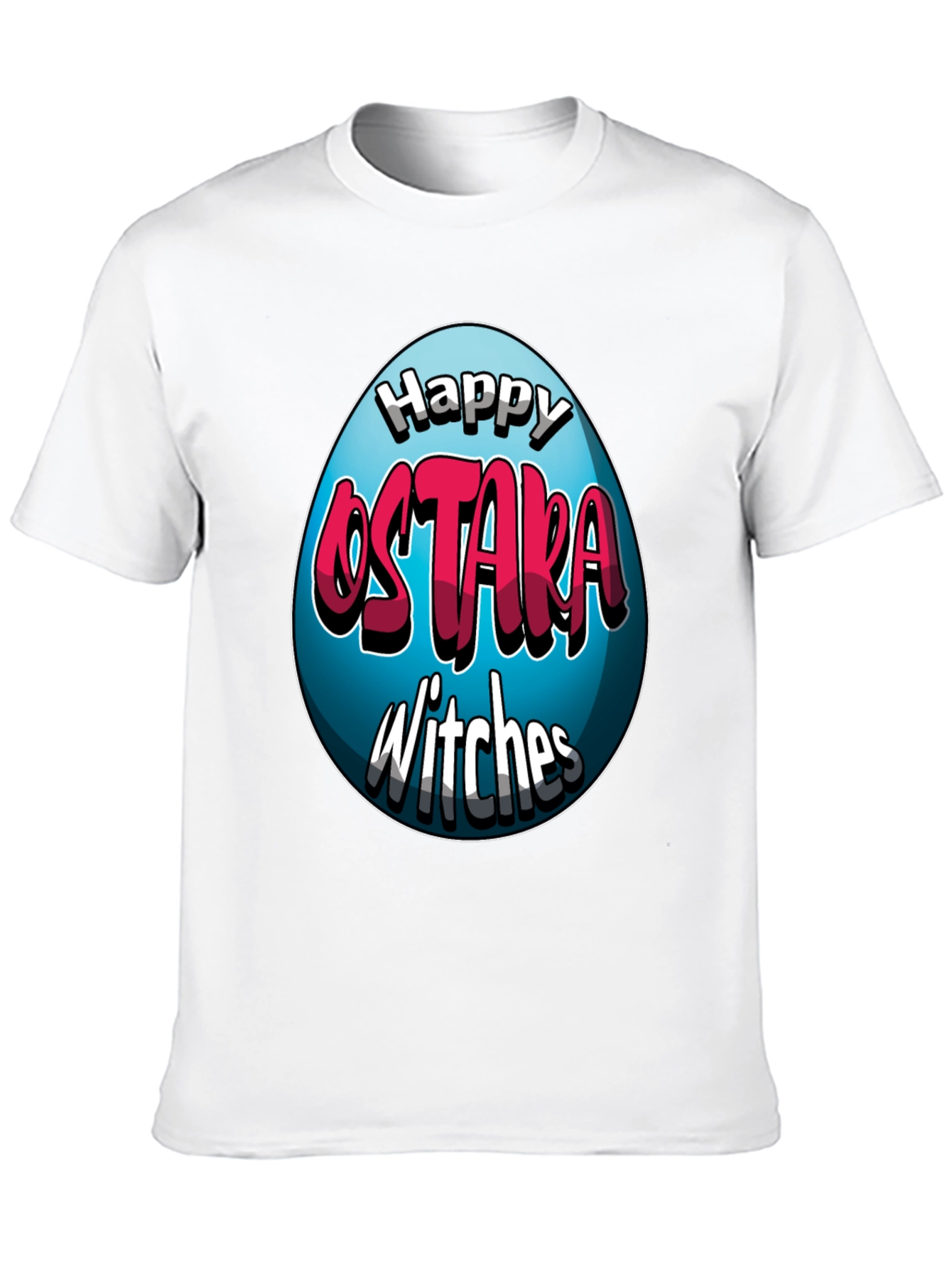 Happy Ostara Witches T-Shirt - Easter Egg Design