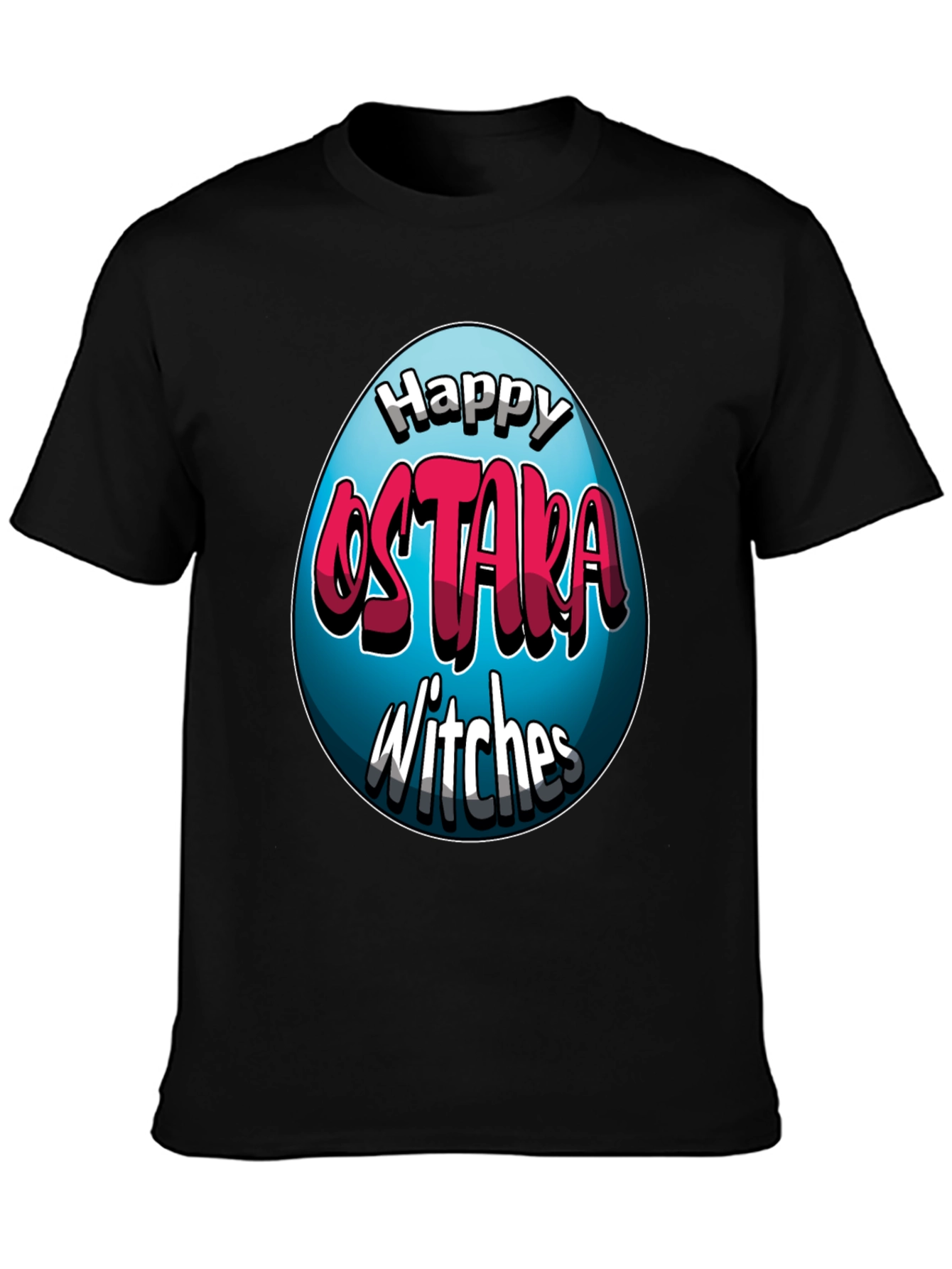 Happy Ostara Witches T-Shirt - Easter Egg Design