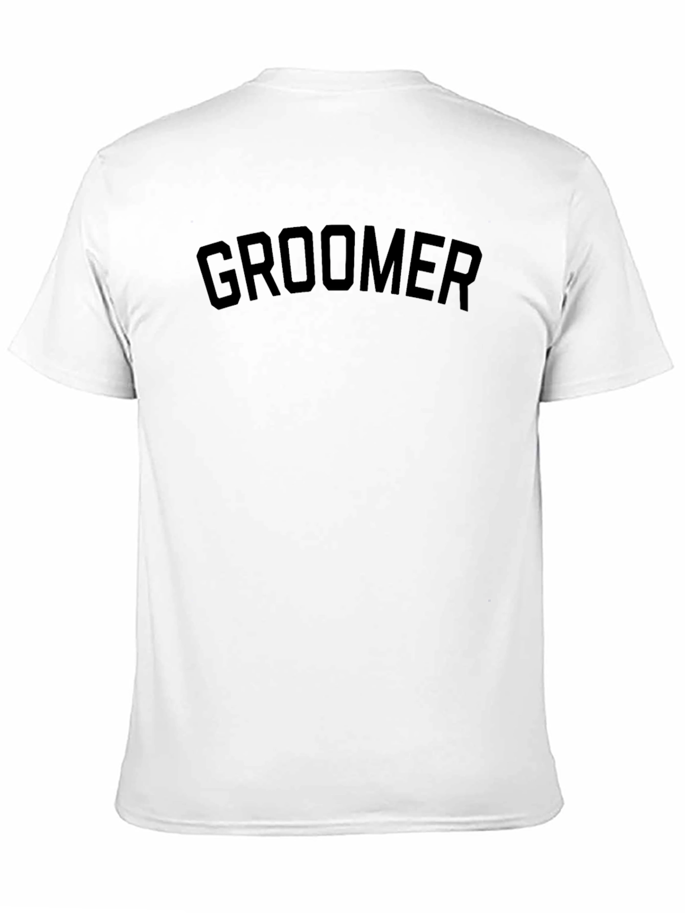 Groomer Black Graphic Tee - Adult Unisex
