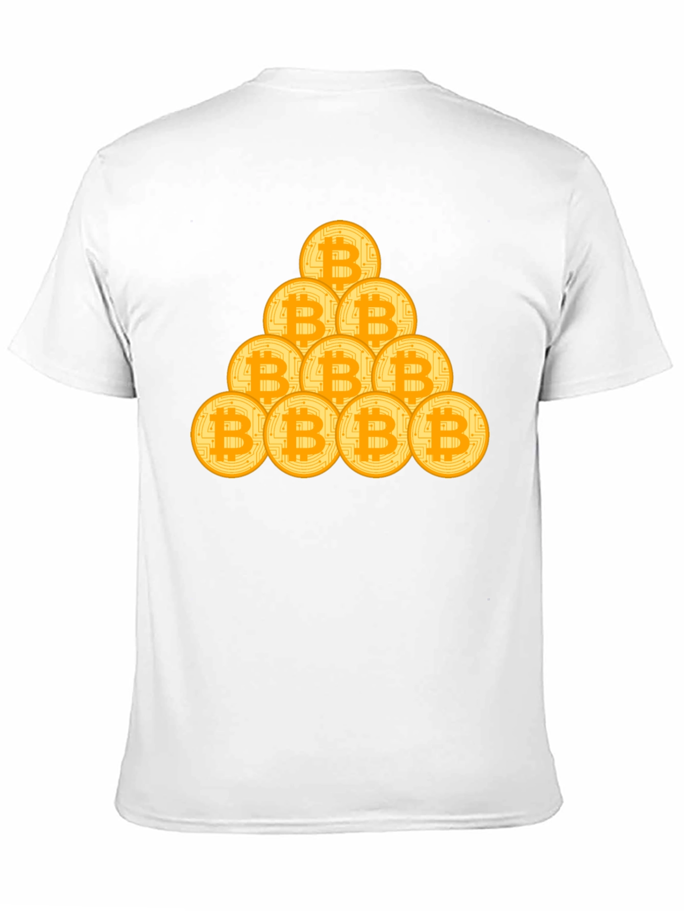 Bitcoin Stack Graphic Tee - Crypto Fan T-Shirt