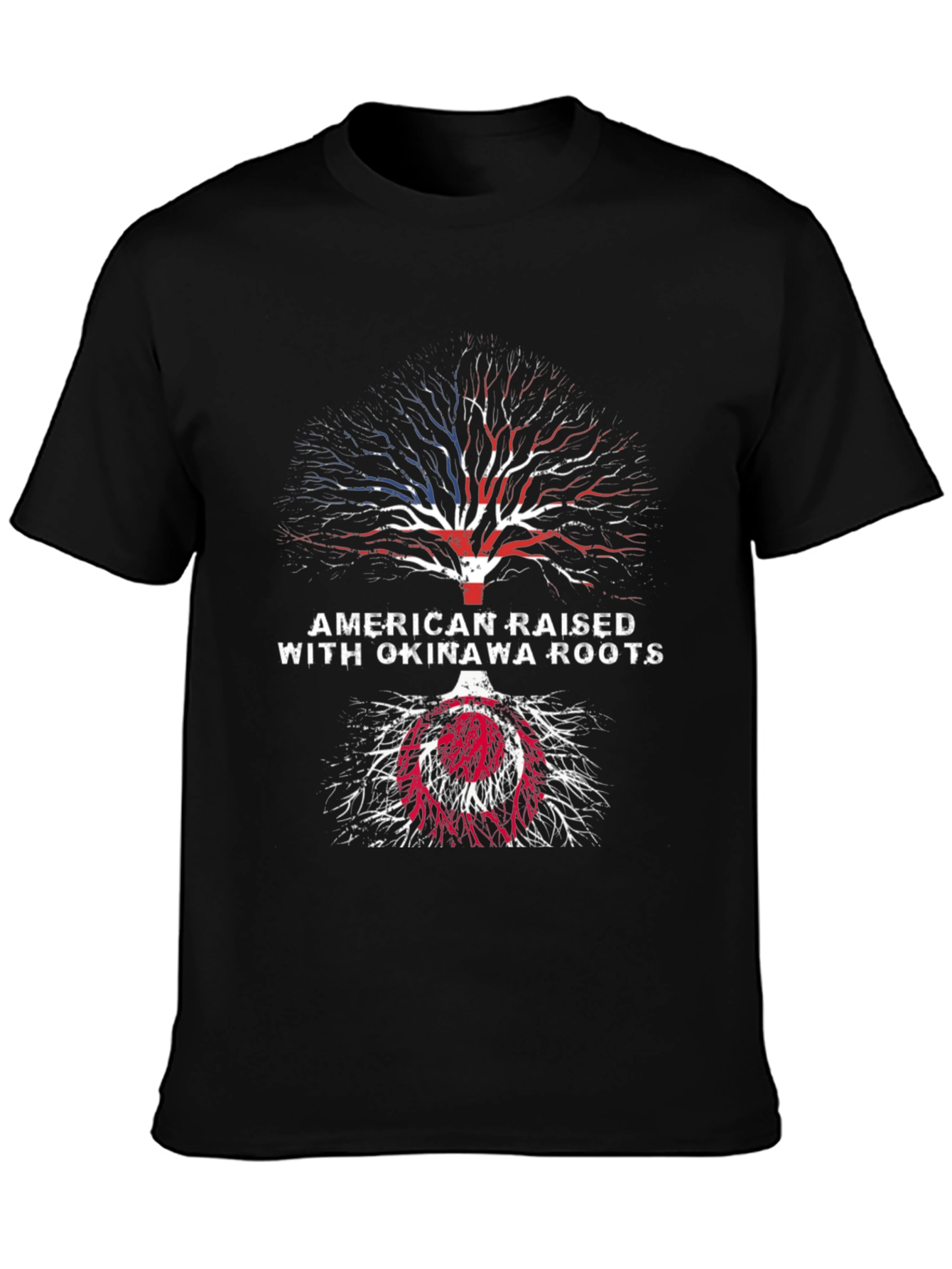 American Raised with Okinawa Roots T-Shirt