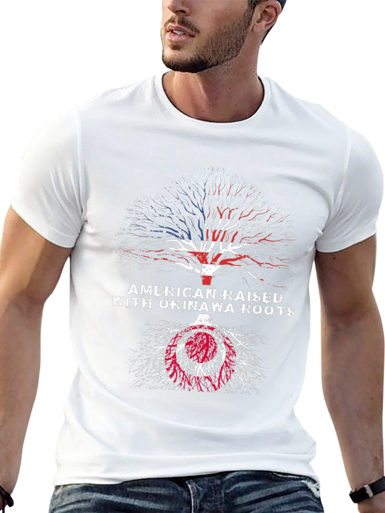 American Raised with Okinawa Roots T-Shirt